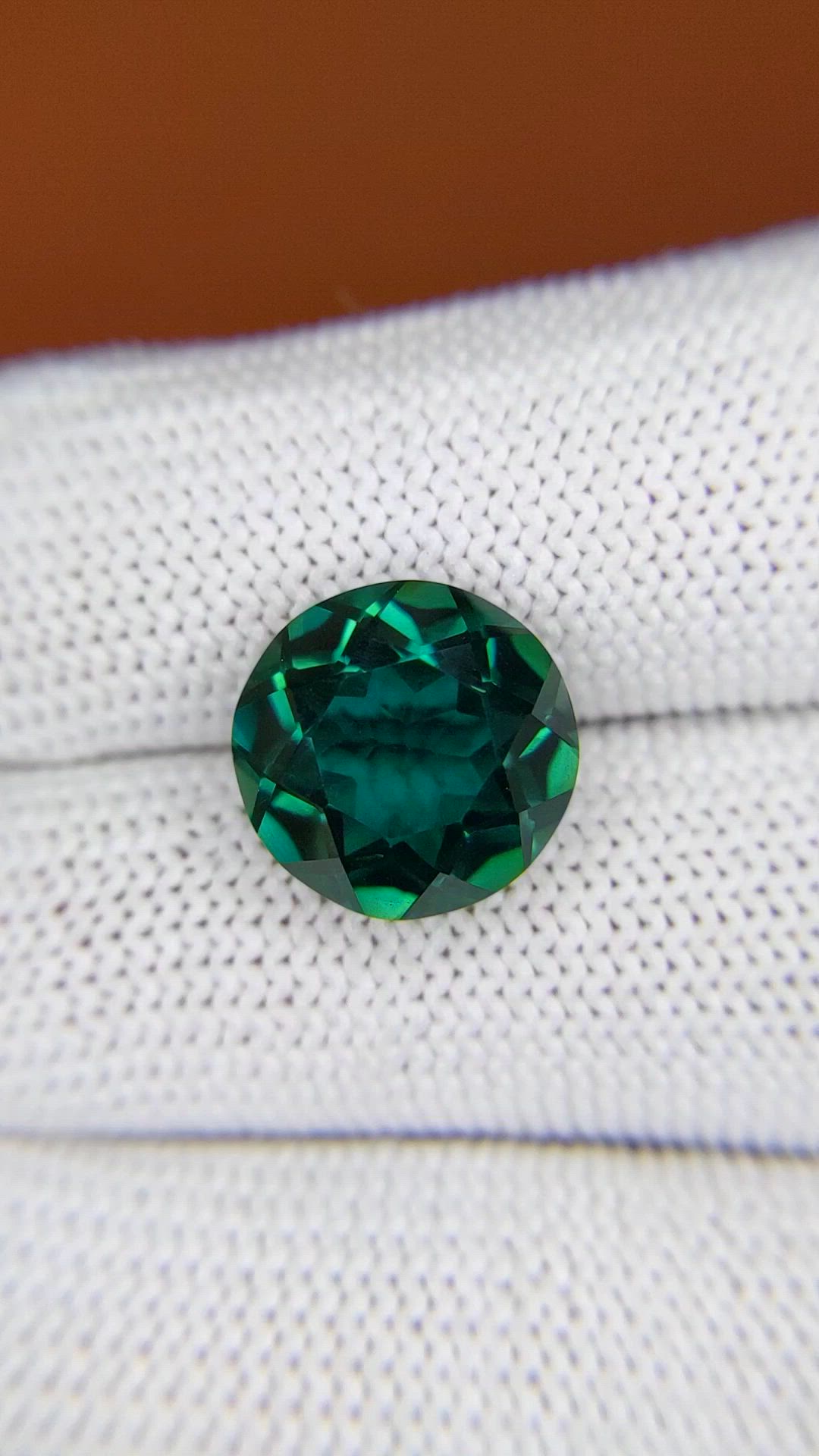 6.38 Ct. Bluish Green Prasiolite from Brazil Size Video