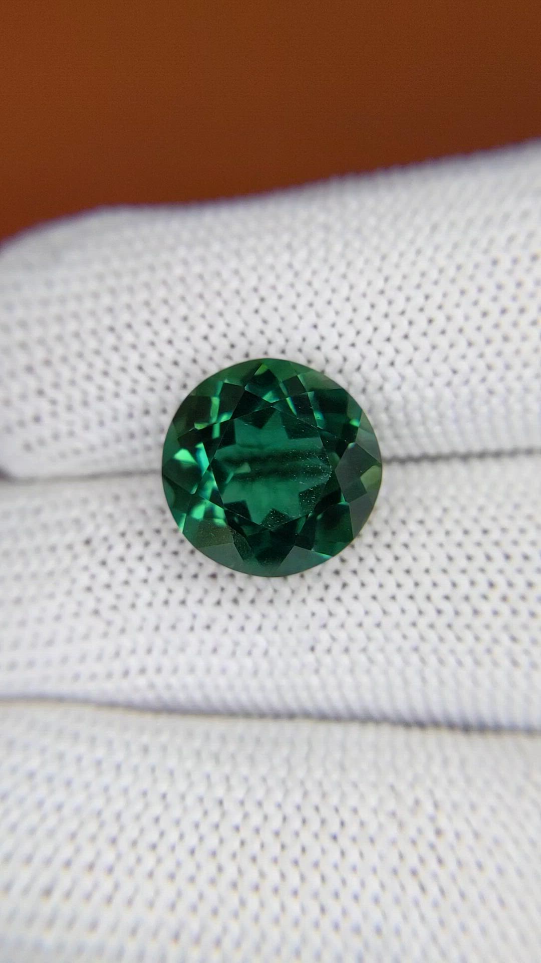 6.19 Ct. Bluish Green Prasiolite from Brazil Size Video