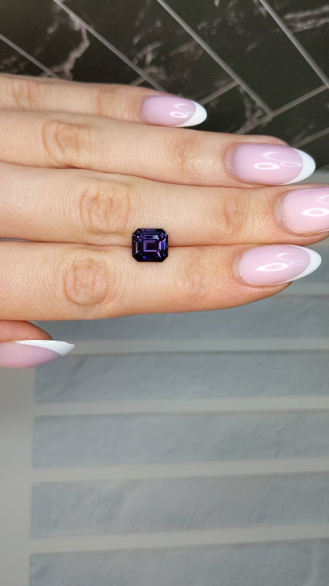 4.01 Ct. Purple Spinel from Ceylon (Sri Lanka) Size Video