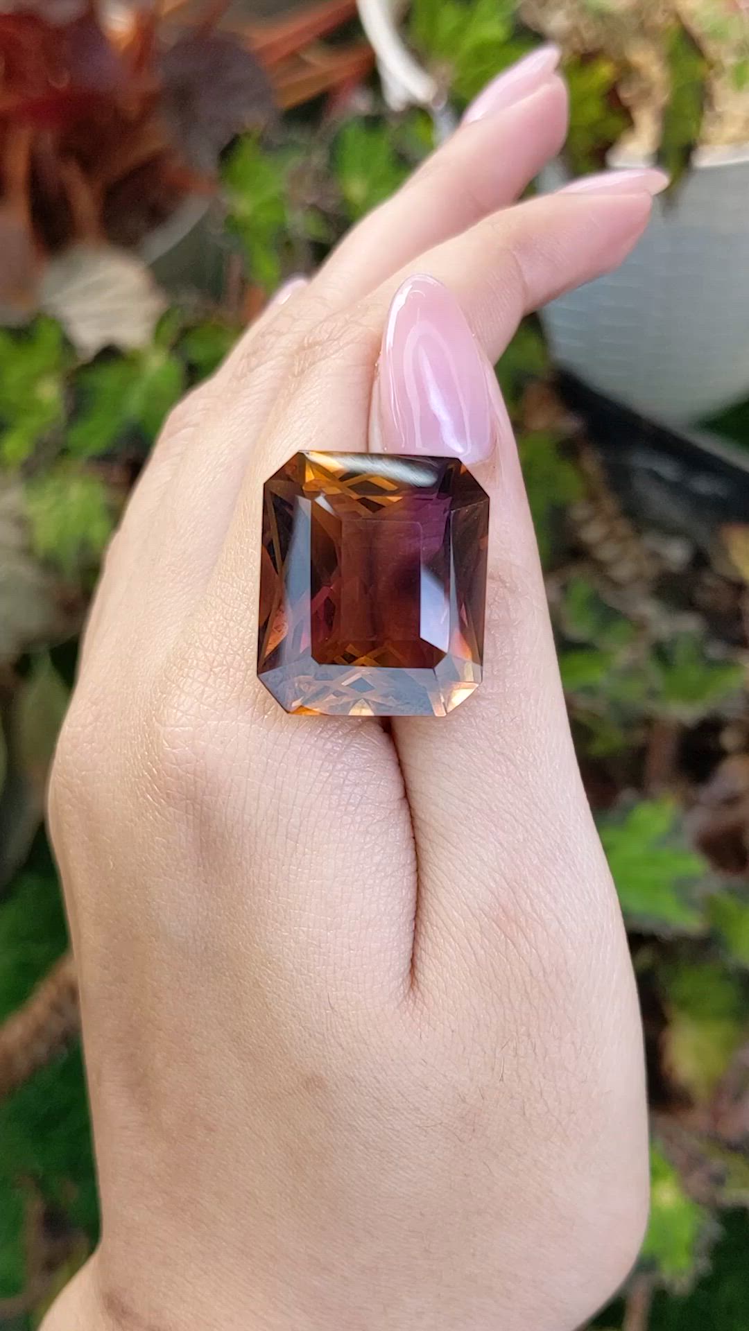 41.23 Ct. Bi Color Ametrine from Brazil Size Video