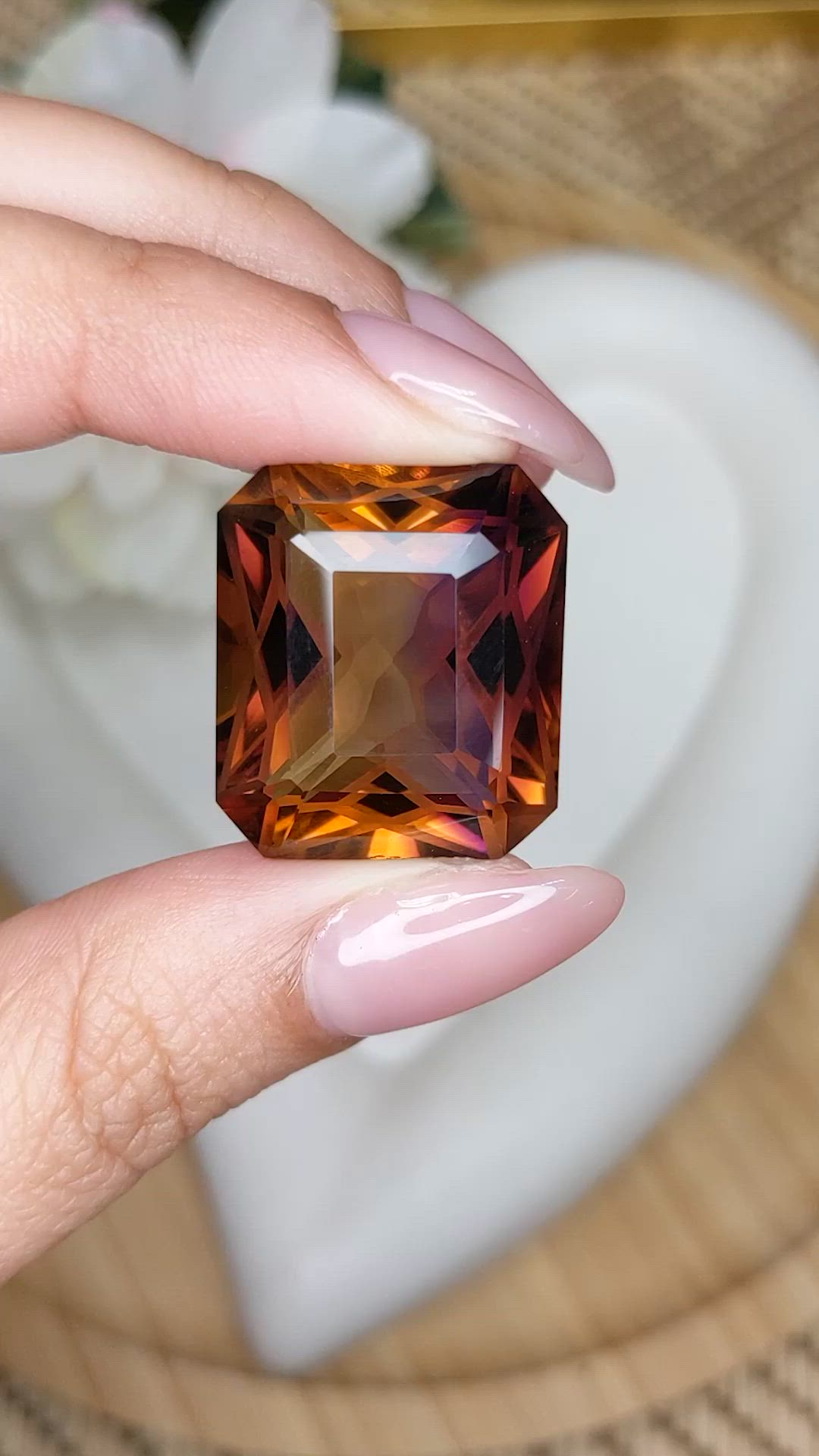 41.23 Ct. Bi Color Ametrine from Brazil Size Video