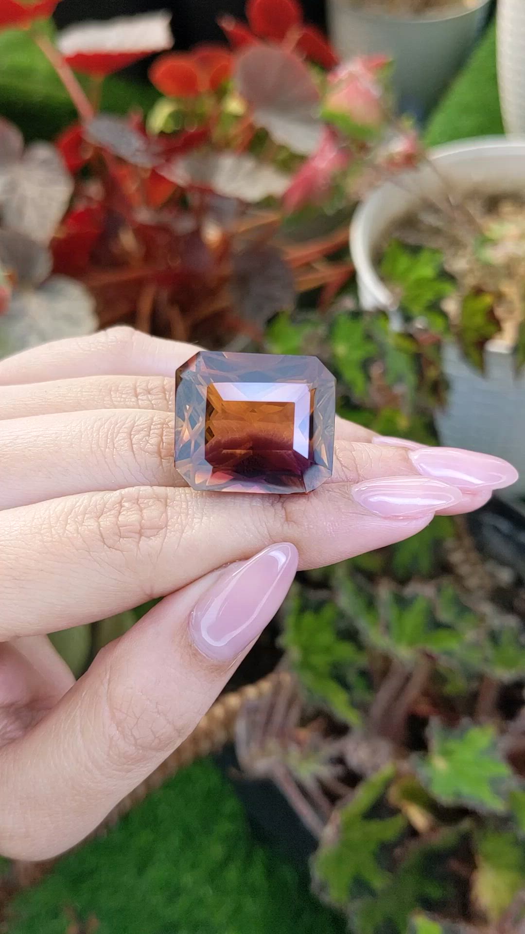 41.23 Ct. Bi Color Ametrine from Brazil Size Video