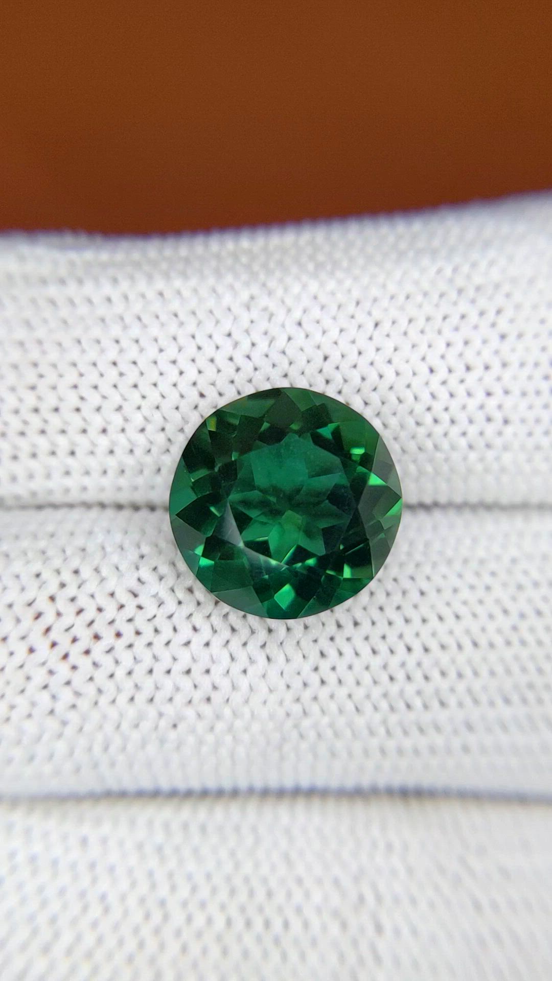6.65 Ct. Bluish Green Prasiolite from Brazil Size Video