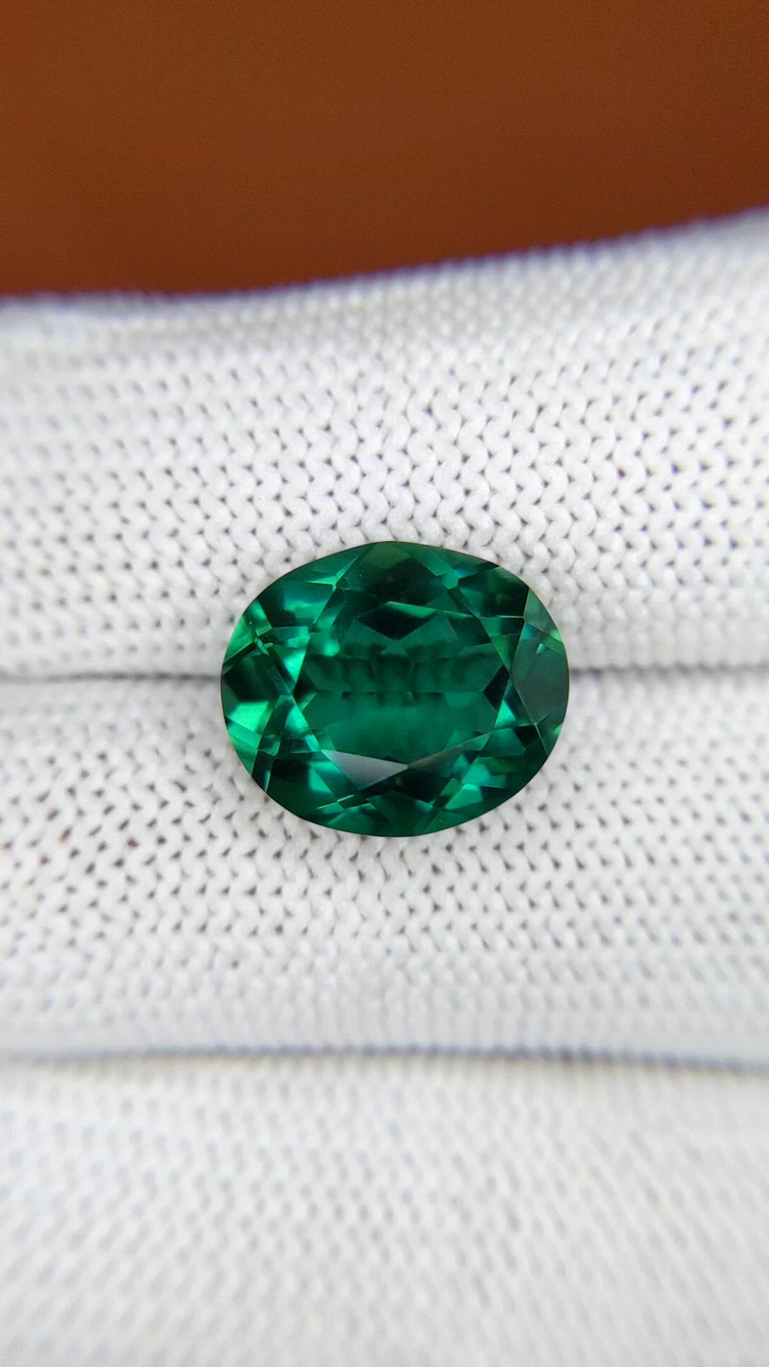 6.32 Ct. Bluish Green Prasiolite from Brazil Size Video