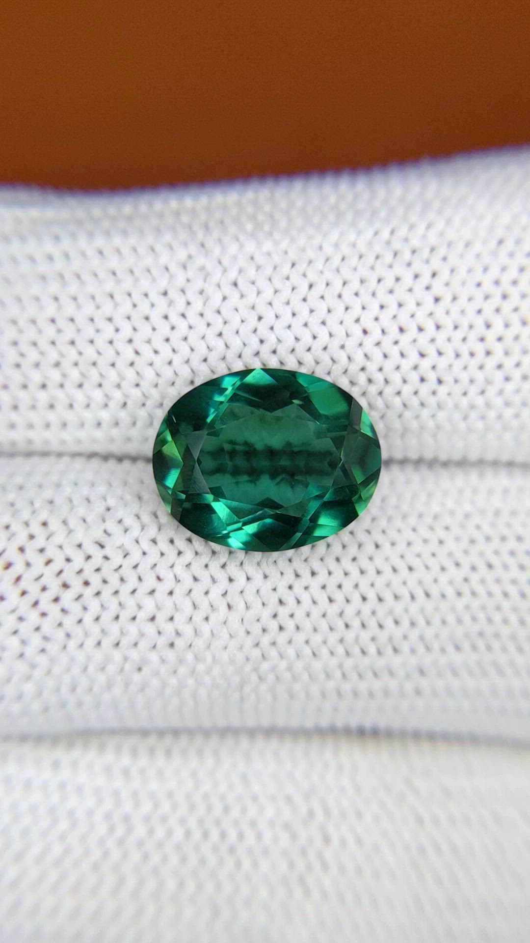 5.04 Ct. Bluish Green Prasiolite from Brazil Size Video