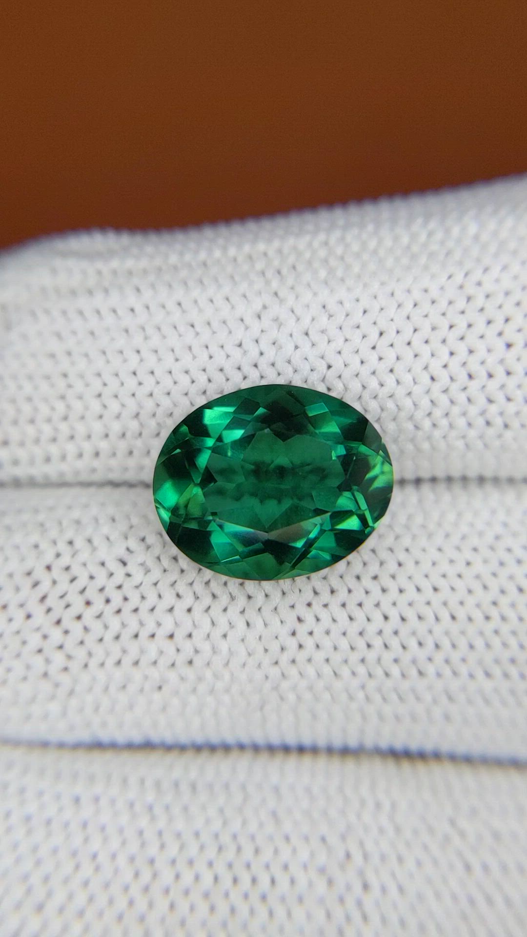 5.88 Ct. Bluish Green Prasiolite from Brazil Size Video
