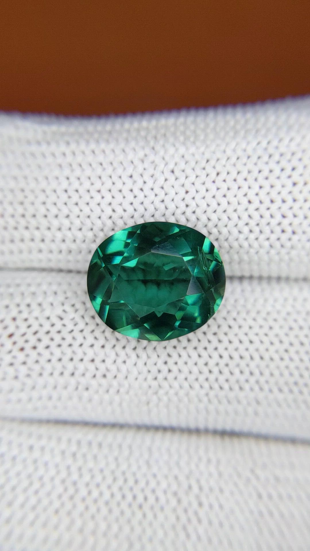6.22 Ct. Bluish Green Prasiolite from Brazil Size Video