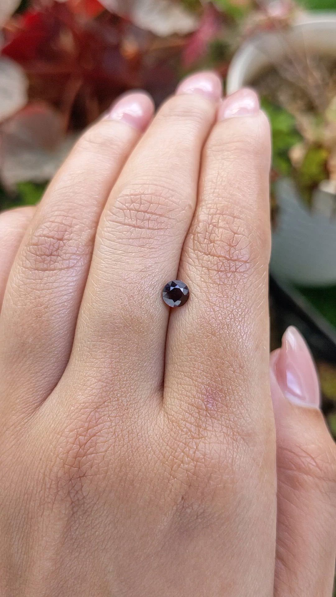 0.54 Ct. Red Spinel from Ceylon (Sri Lanka) Size Video