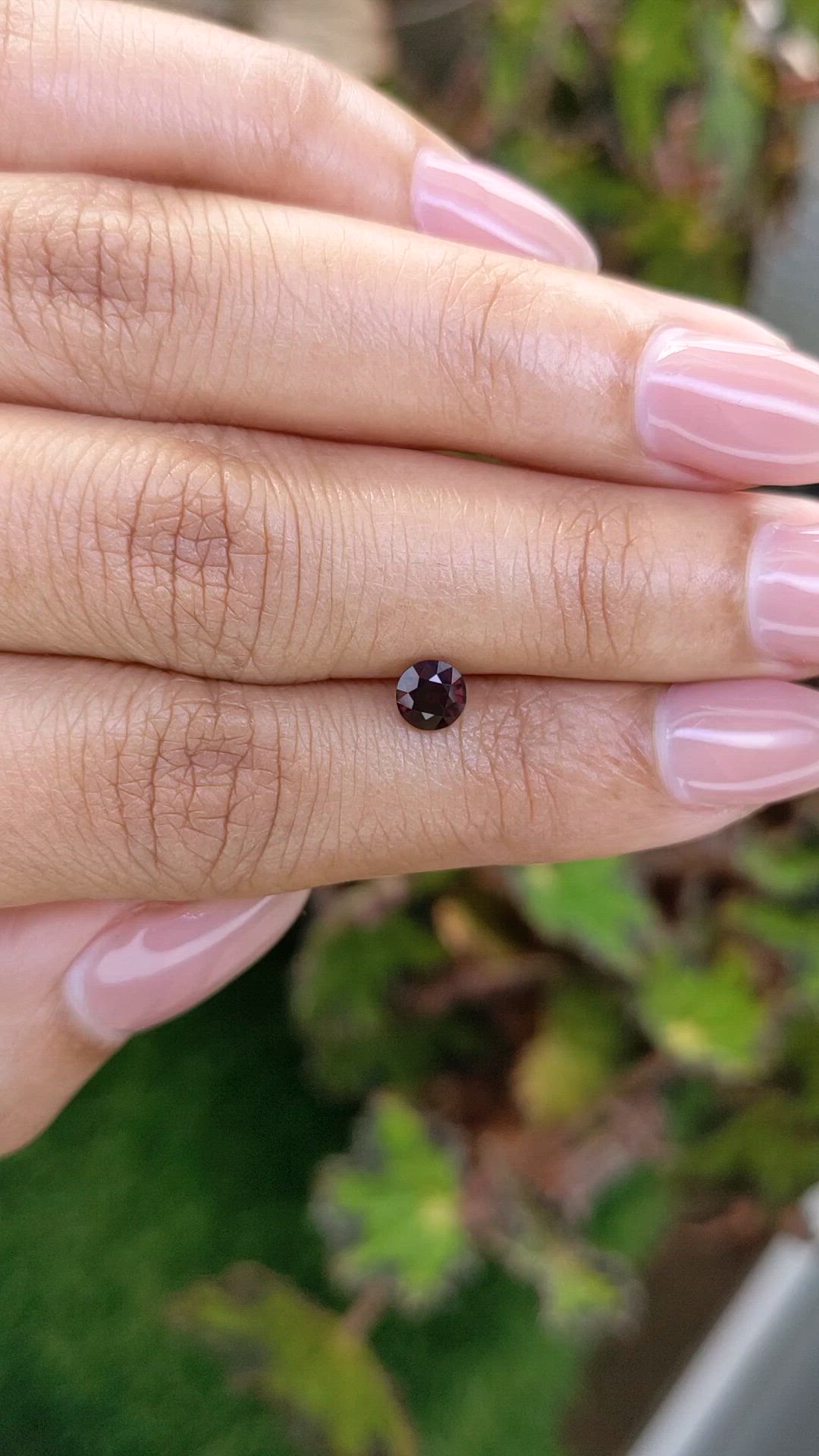 0.54 Ct. Red Spinel from Ceylon (Sri Lanka) Size Video