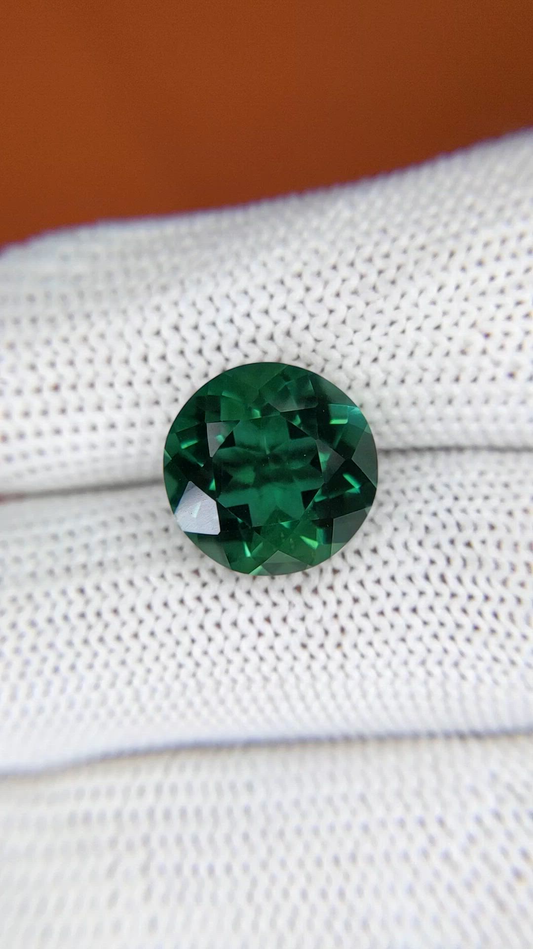 6.76 Ct. Bluish Green Prasiolite from Brazil Size Video