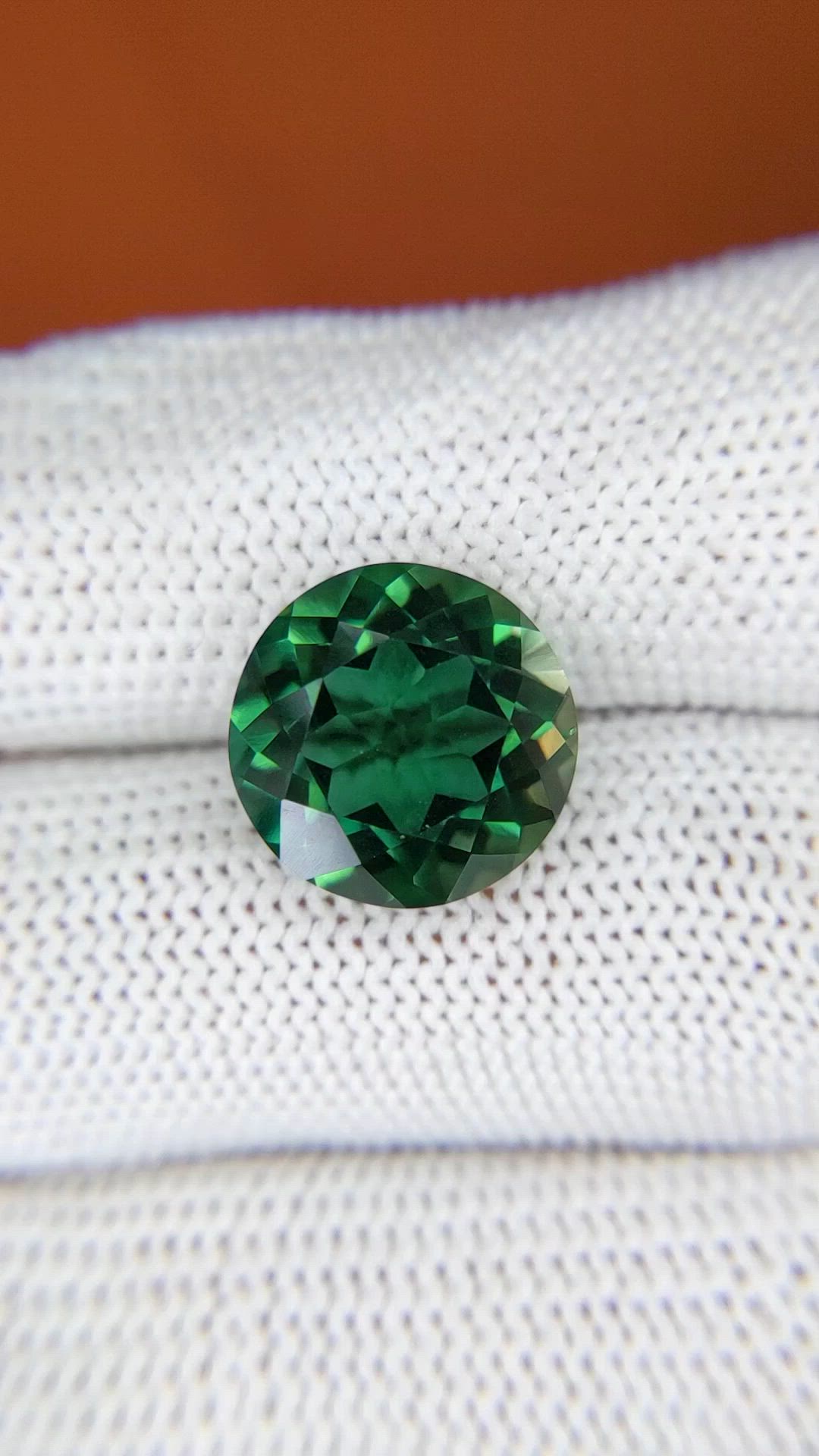 7.34 Ct. Bluish Green Prasiolite from Brazil Size Video