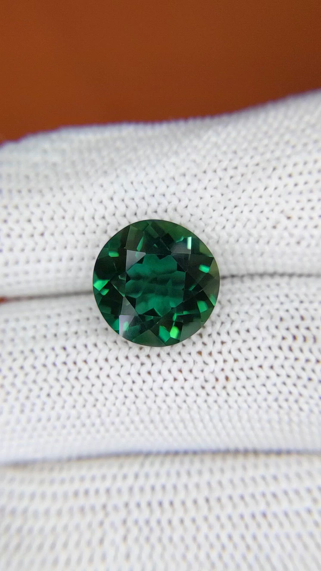 6.16 Ct. Bluish Green Prasiolite from Brazil Size Video
