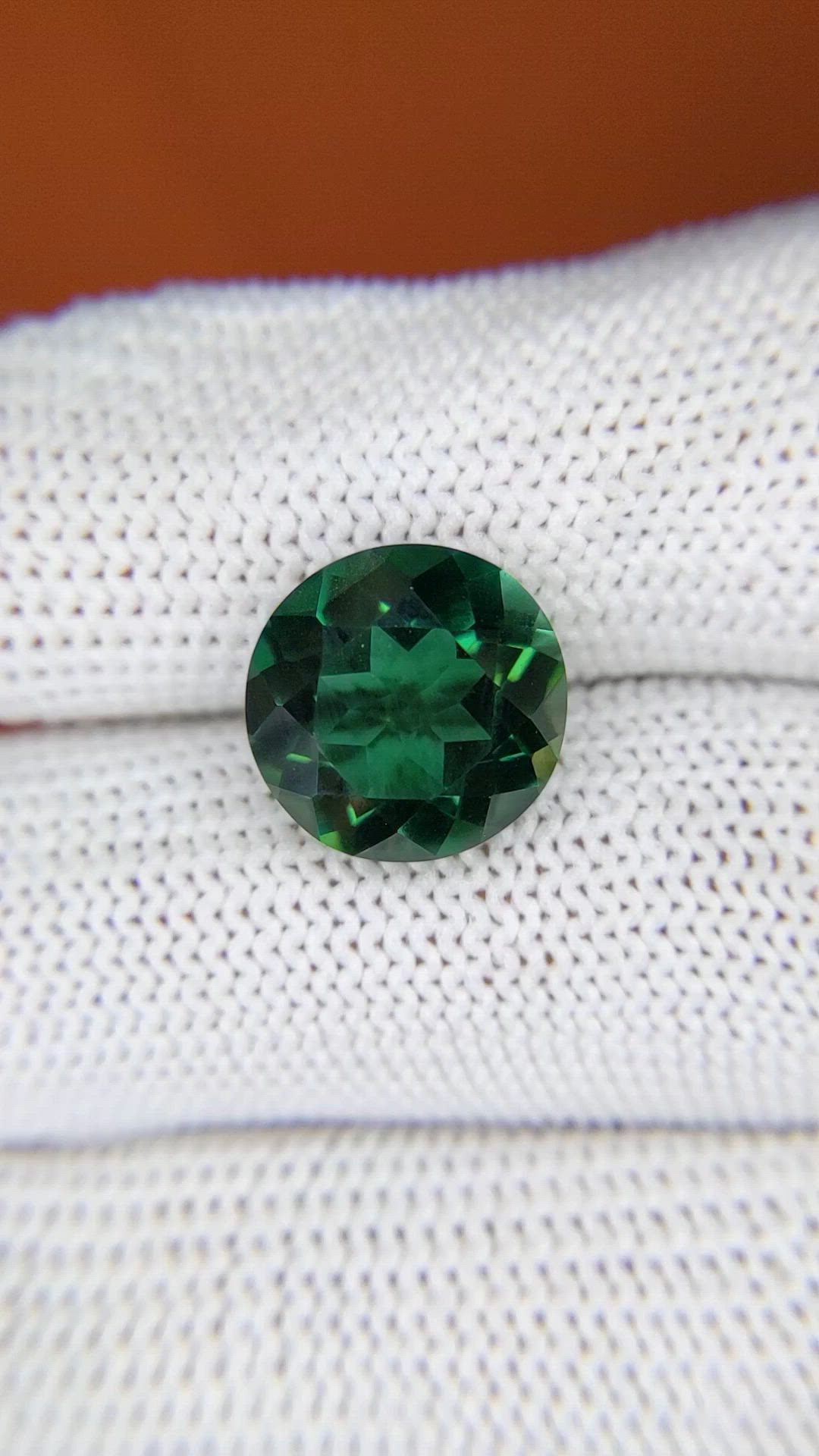 5.79 Ct. Bluish Green Prasiolite from Brazil Size Video
