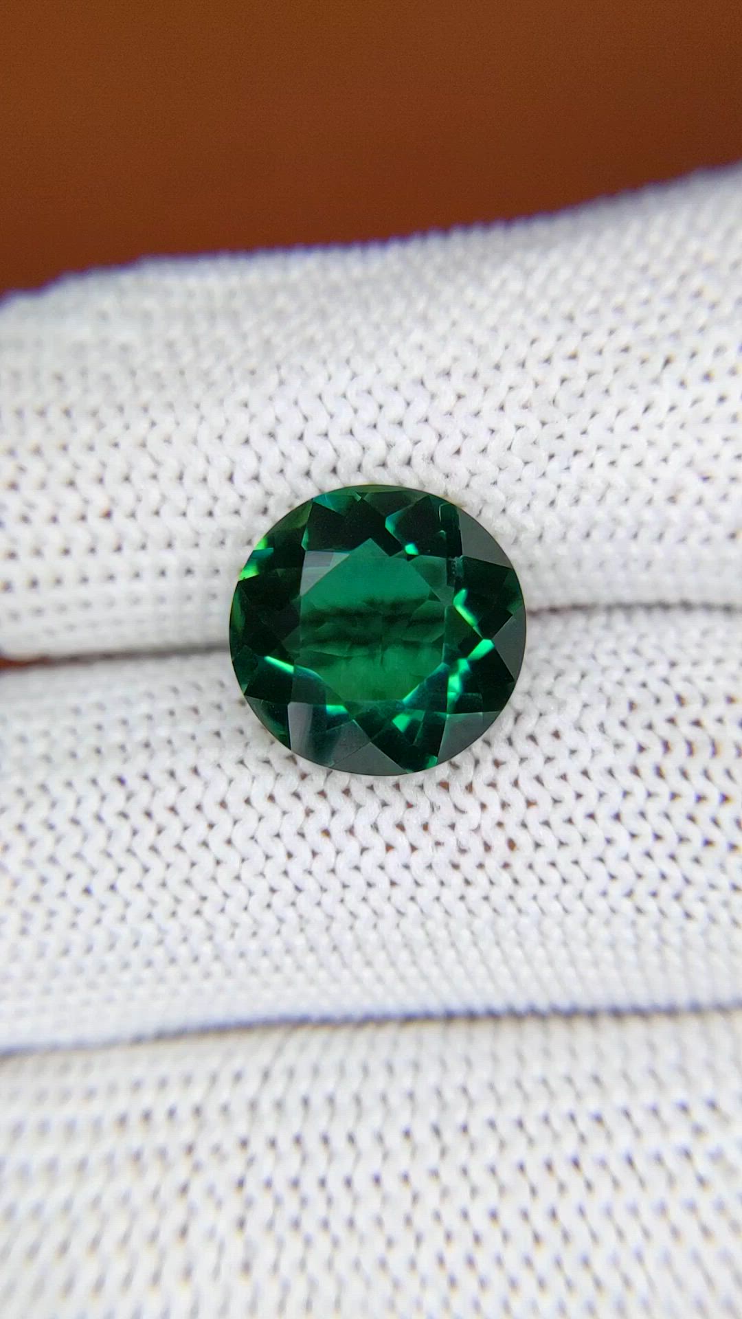 5.48 Ct. Bluish Green Prasiolite from Brazil Size Video
