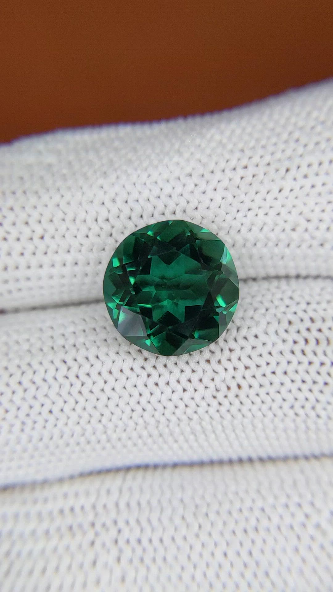 6.53 Ct. Bluish Green Prasiolite from Brazil Size Video