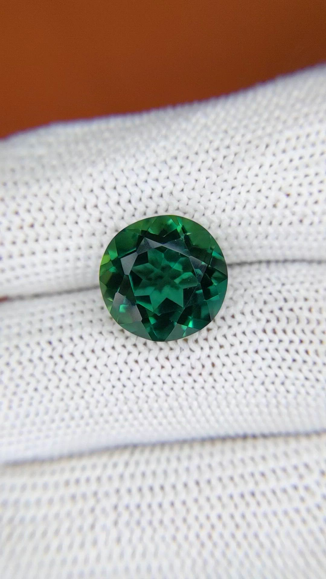 6.09 Ct. Bluish Green Prasiolite from Brazil Size Video