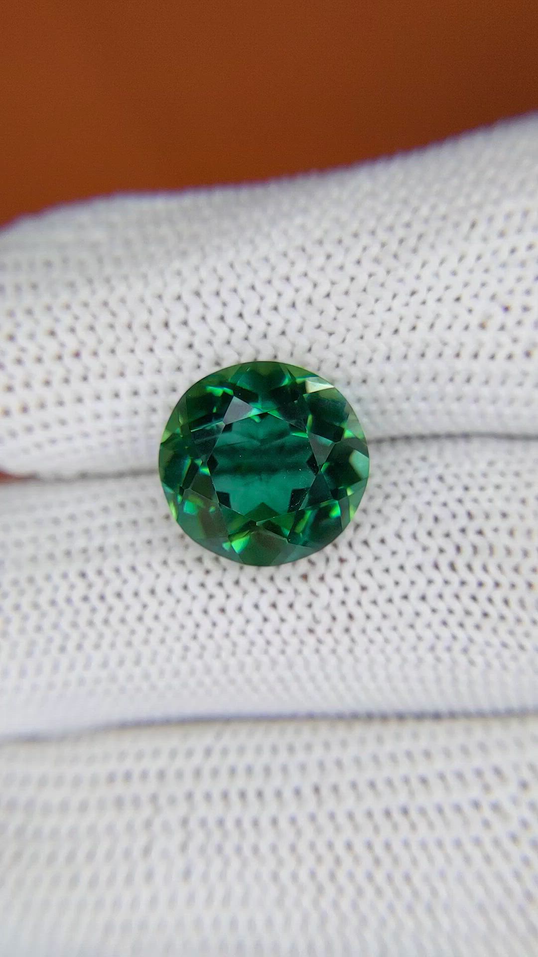 6.24 Ct. Bluish Green Prasiolite from Brazil Size Video