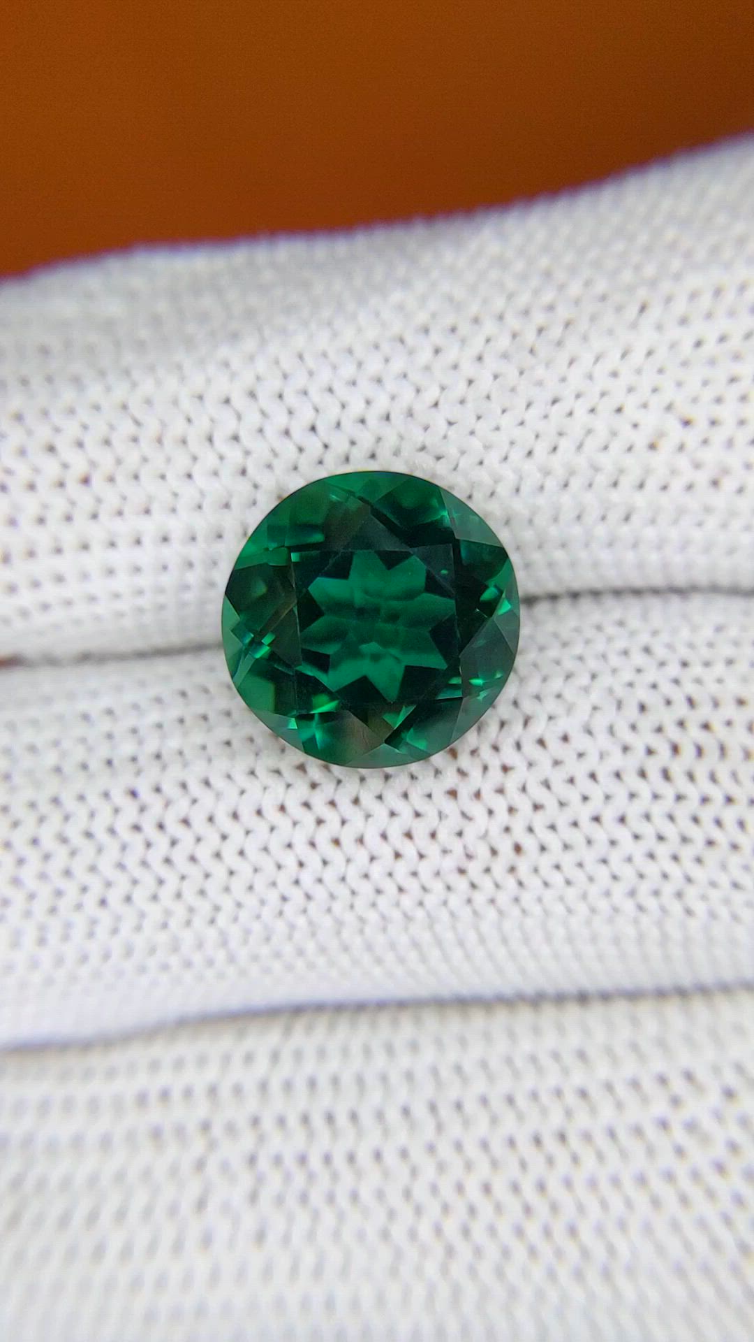 6.25 Ct. Bluish Green Prasiolite from Brazil Size Video