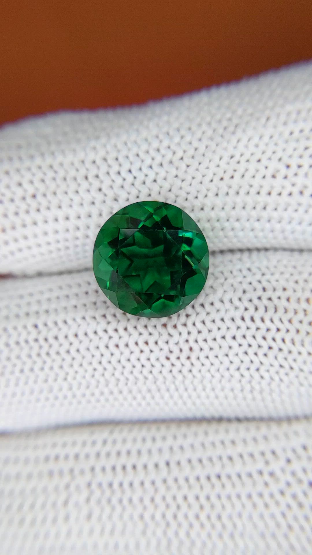 5.89 Ct. Bluish Green Prasiolite from Brazil Size Video