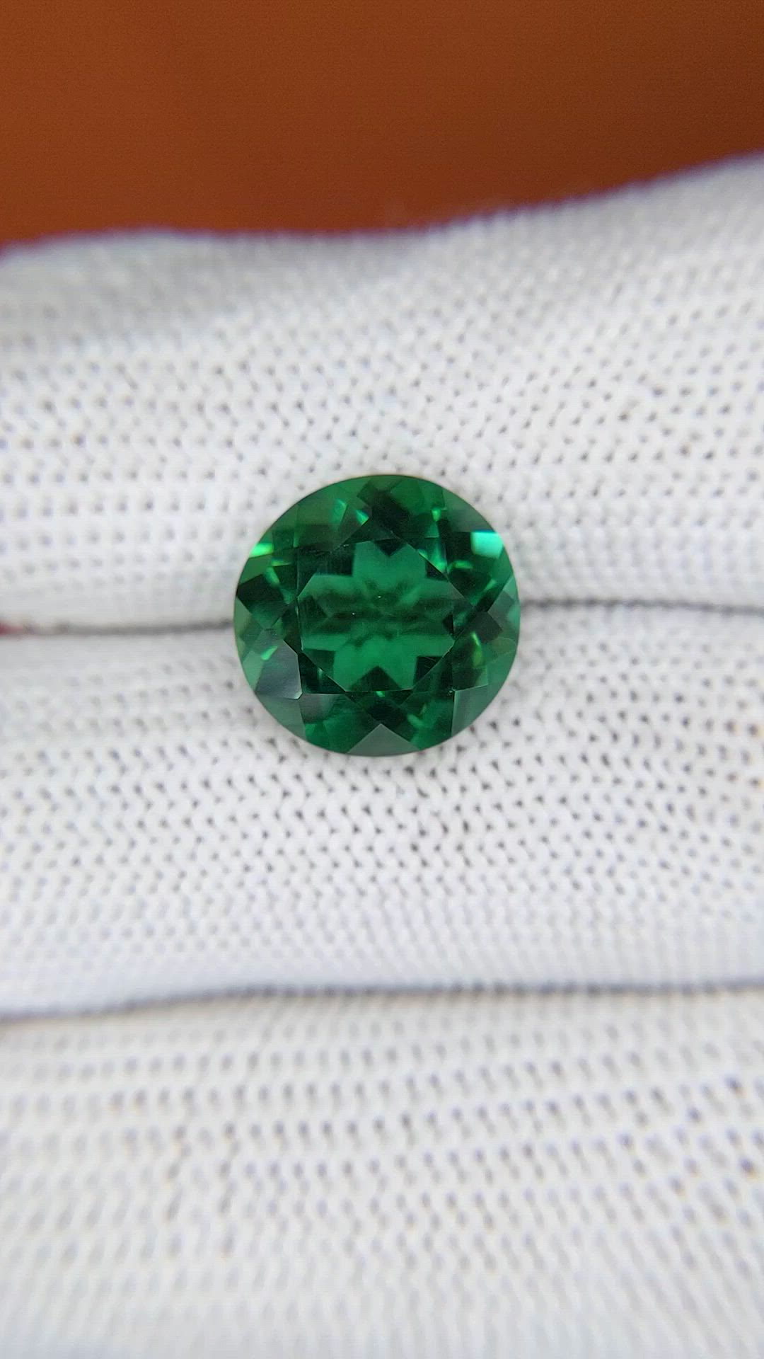 5.75 Ct. Bluish Green Prasiolite from Brazil Size Video