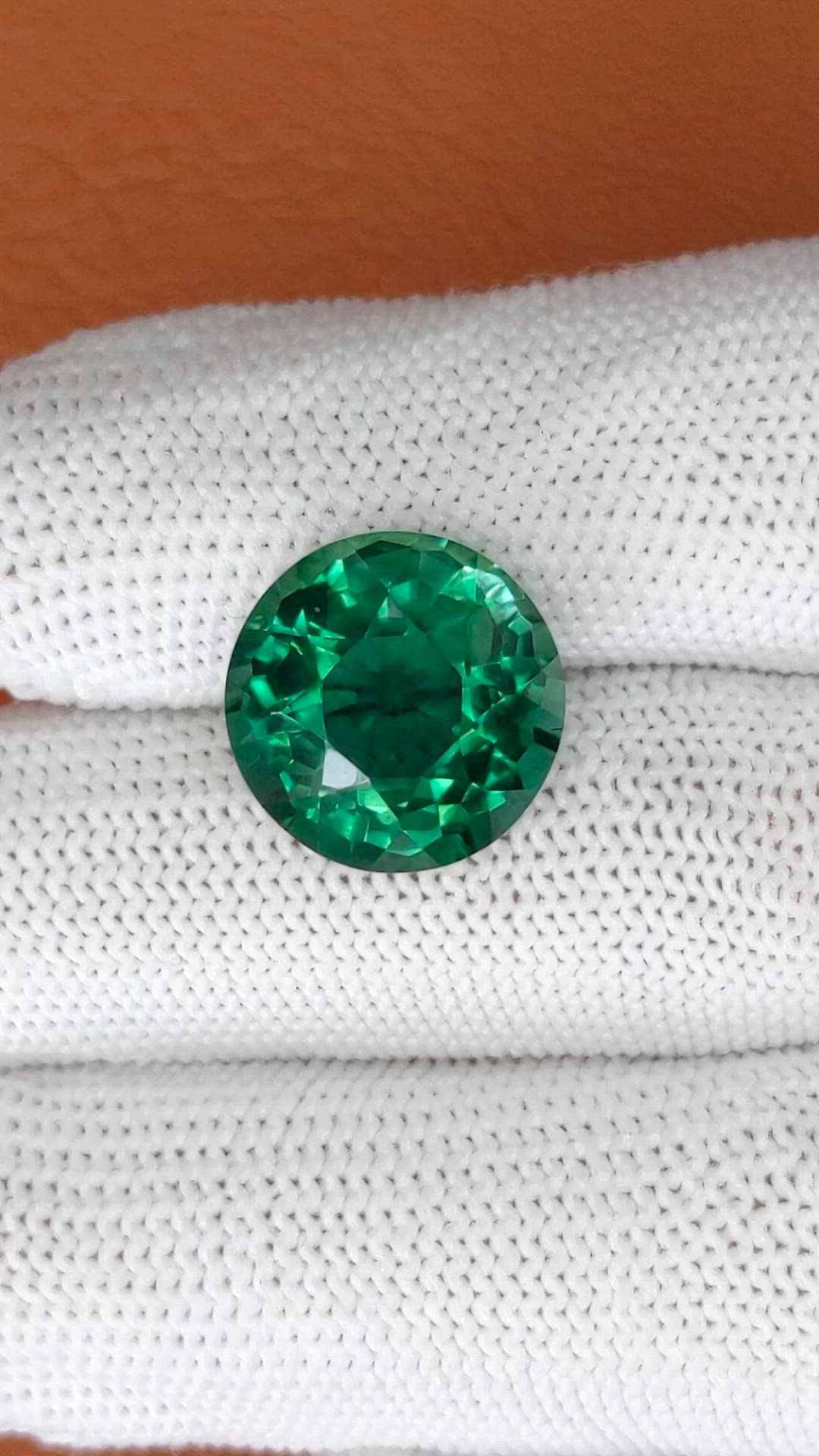 10.07 Ct. Bluish Green Prasiolite from Brazil Size Video