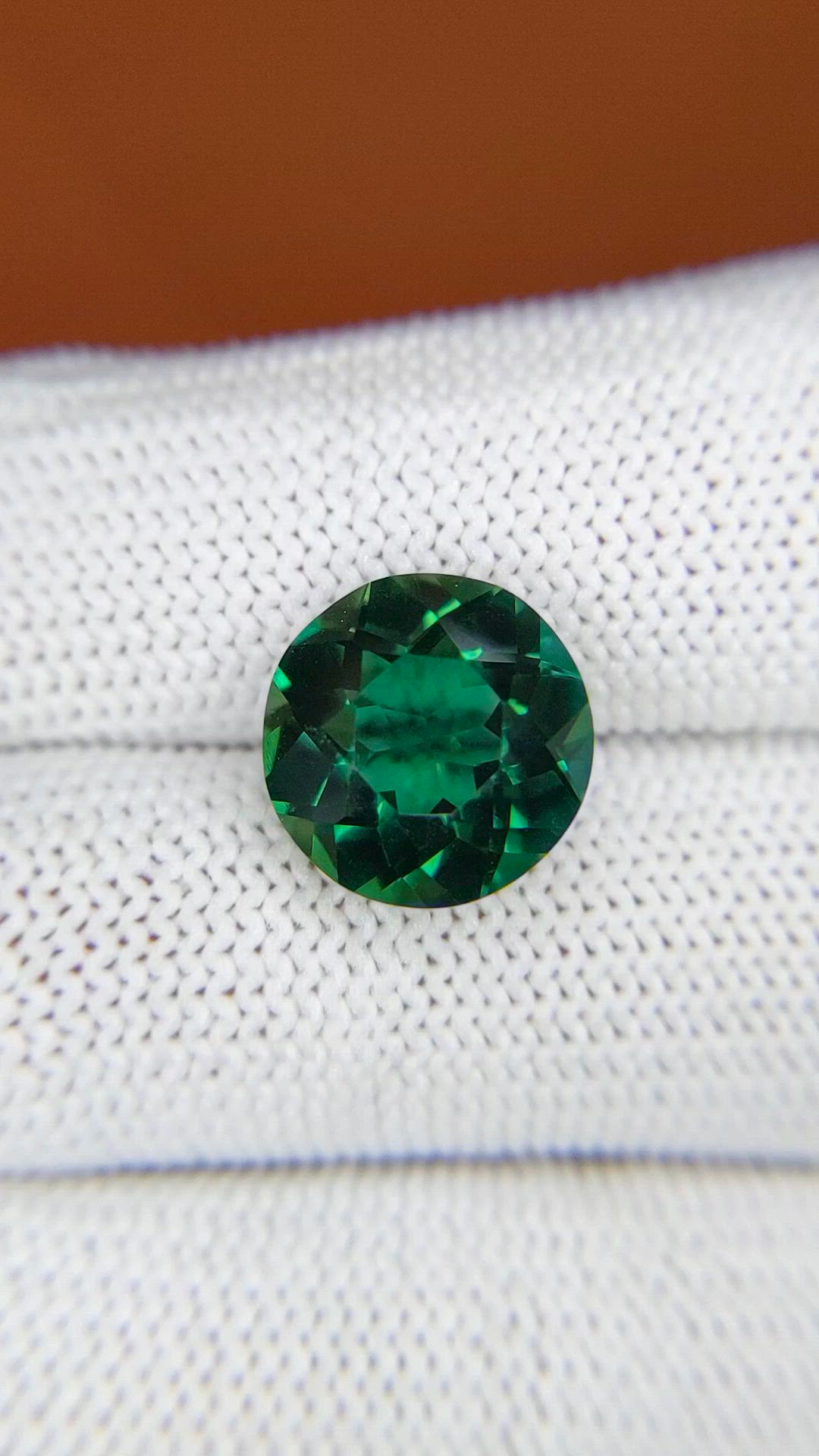 5.74 Ct. Bluish Green Prasiolite from Brazil Size Video