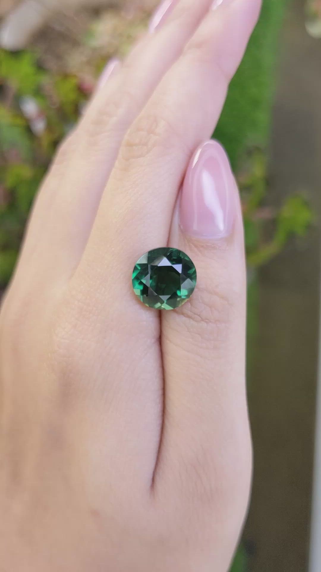 6.23 Ct. Bluish Green Prasiolite from Brazil Size Video