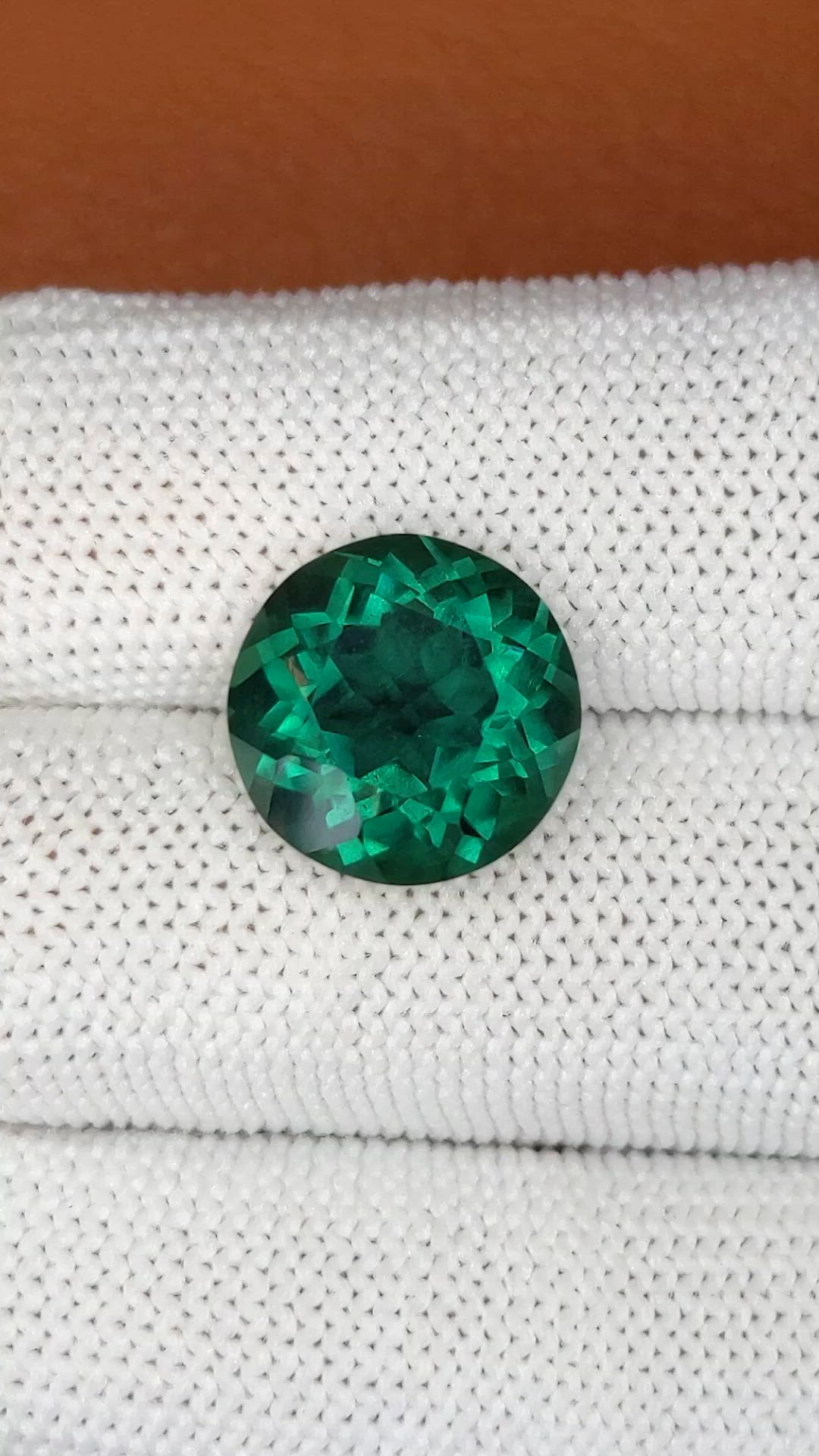 7.44 Ct. Bluish Green Prasiolite from Brazil Size Video