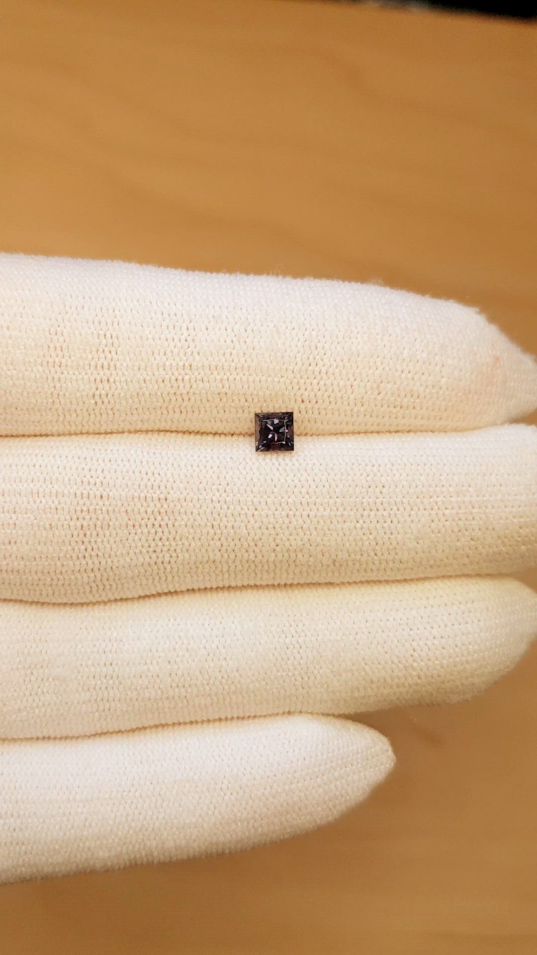 0.54 Ct. Alexandrite from Brazil Size Video