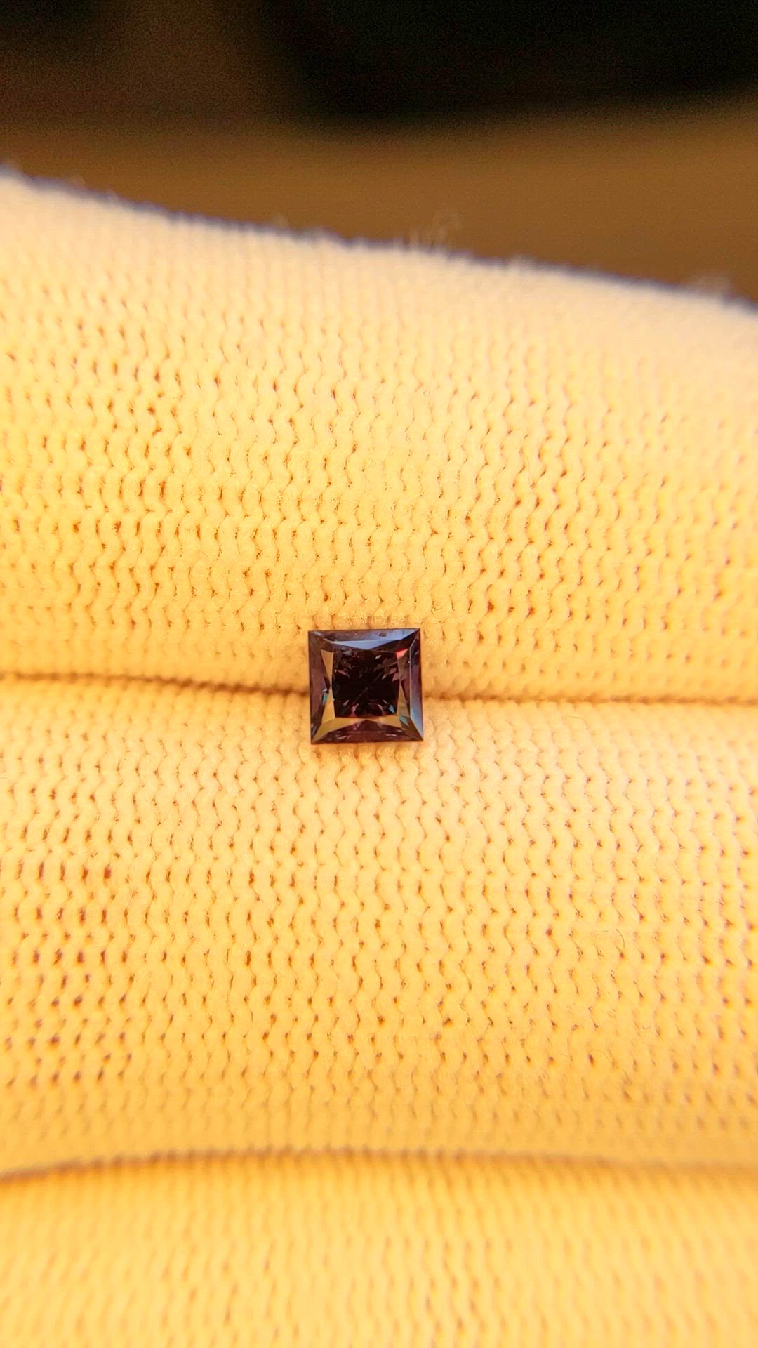 0.54 Ct. Alexandrite from Brazil Size Video