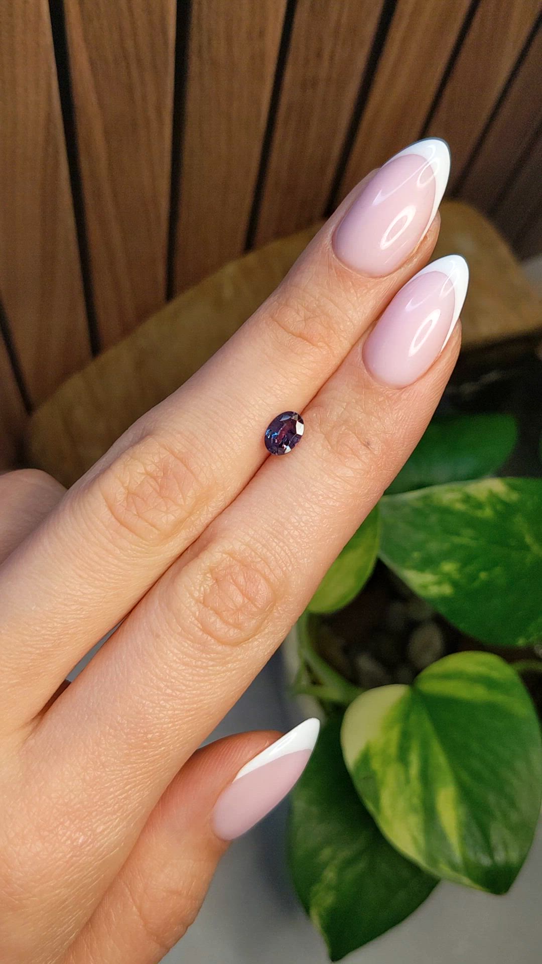 0.67 Ct. Alexandrite from Brazil Size Video