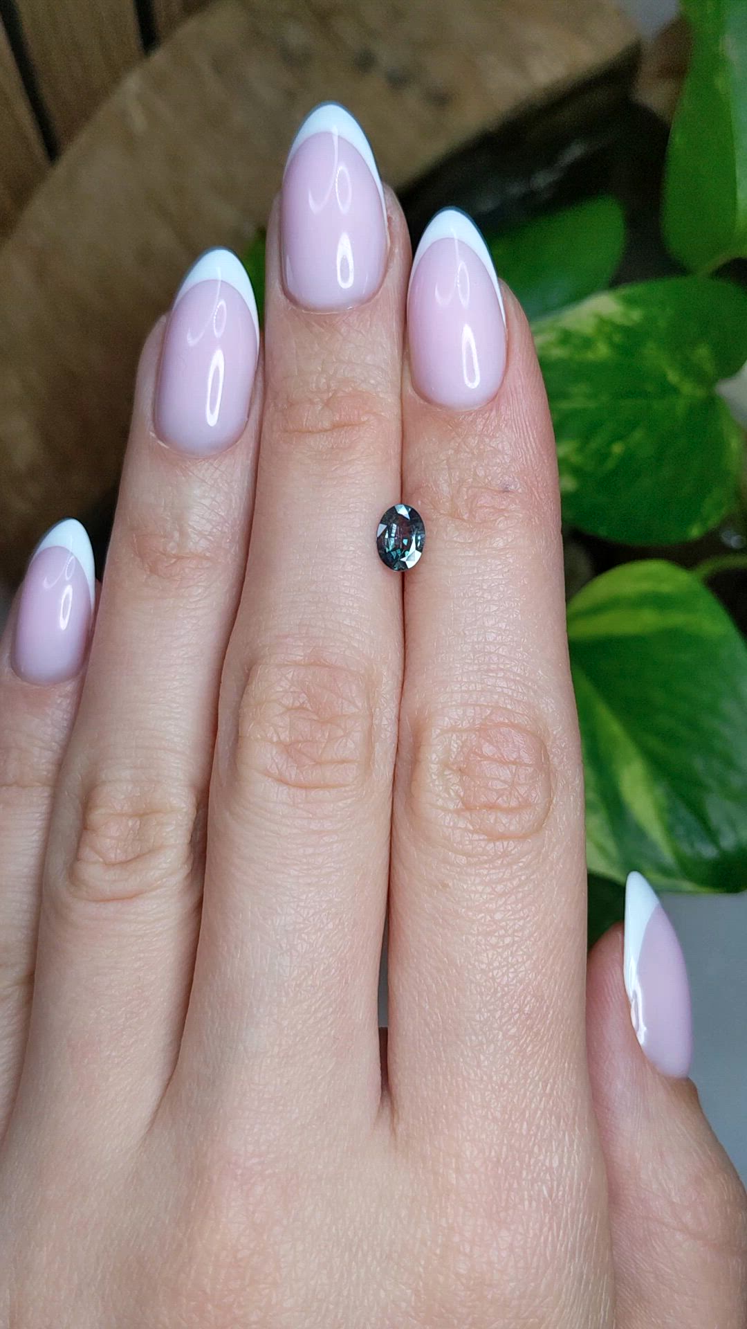 0.67 Ct. Alexandrite from Brazil Size Video