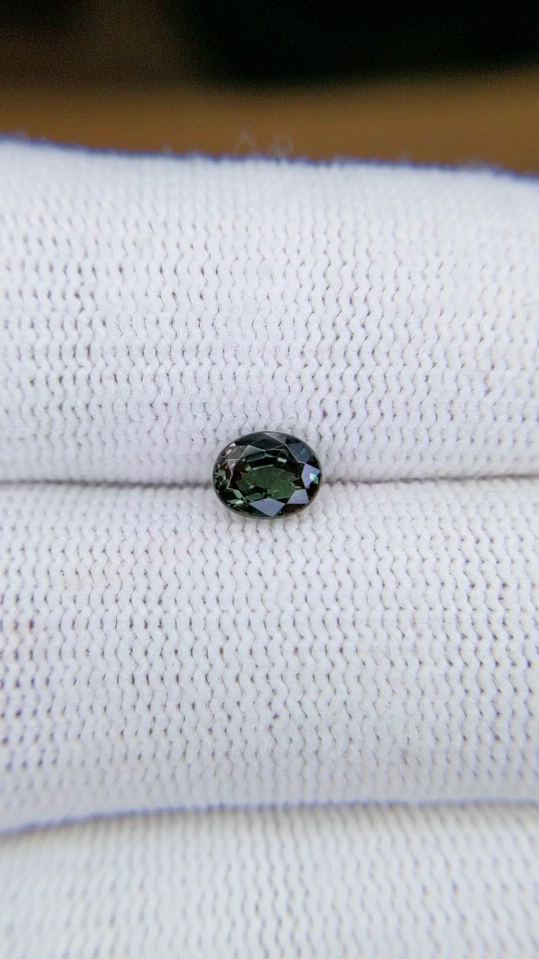 0.68 Ct. Alexandrite from Brazil Size Video