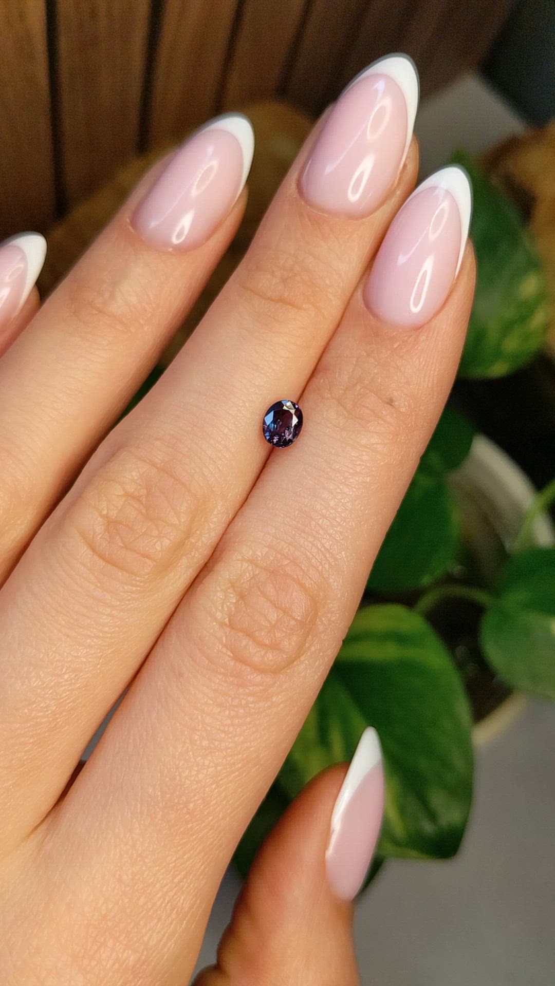 0.68 Ct. Alexandrite from Brazil Size Video
