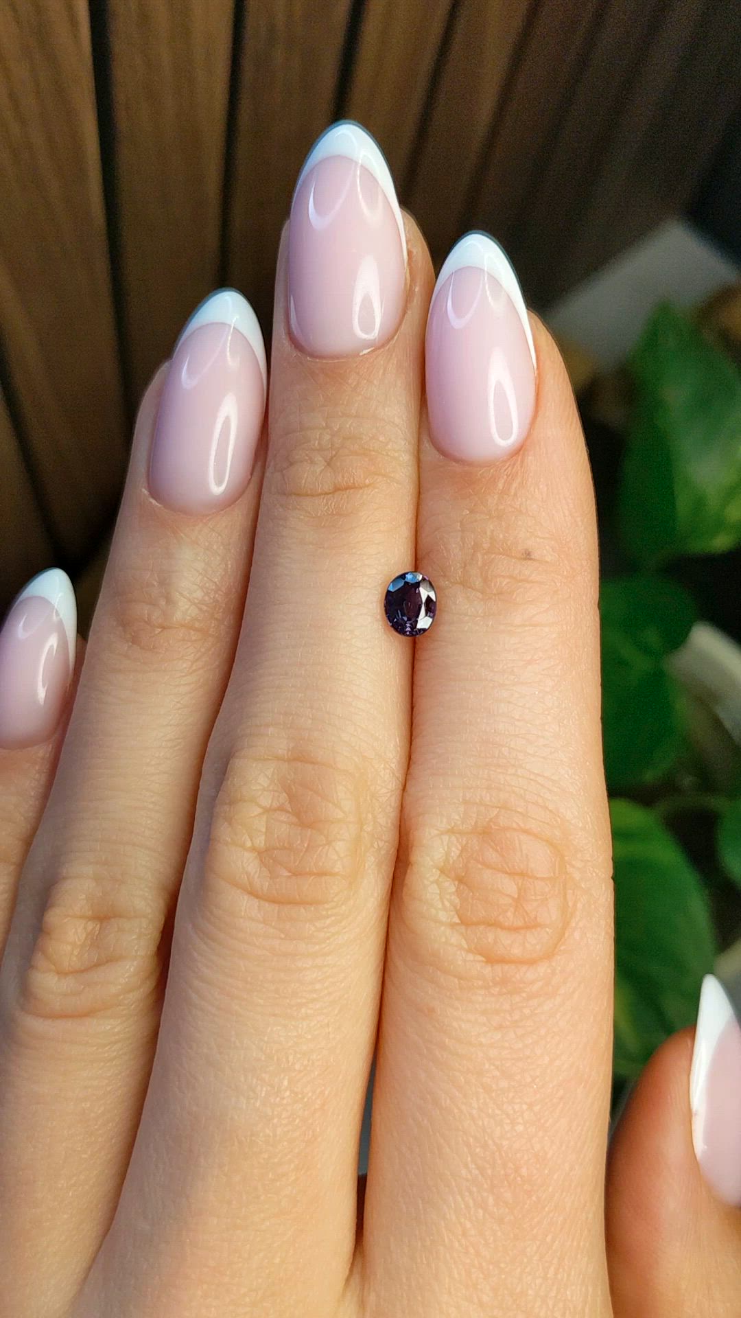 0.68 Ct. Alexandrite from Brazil Size Video