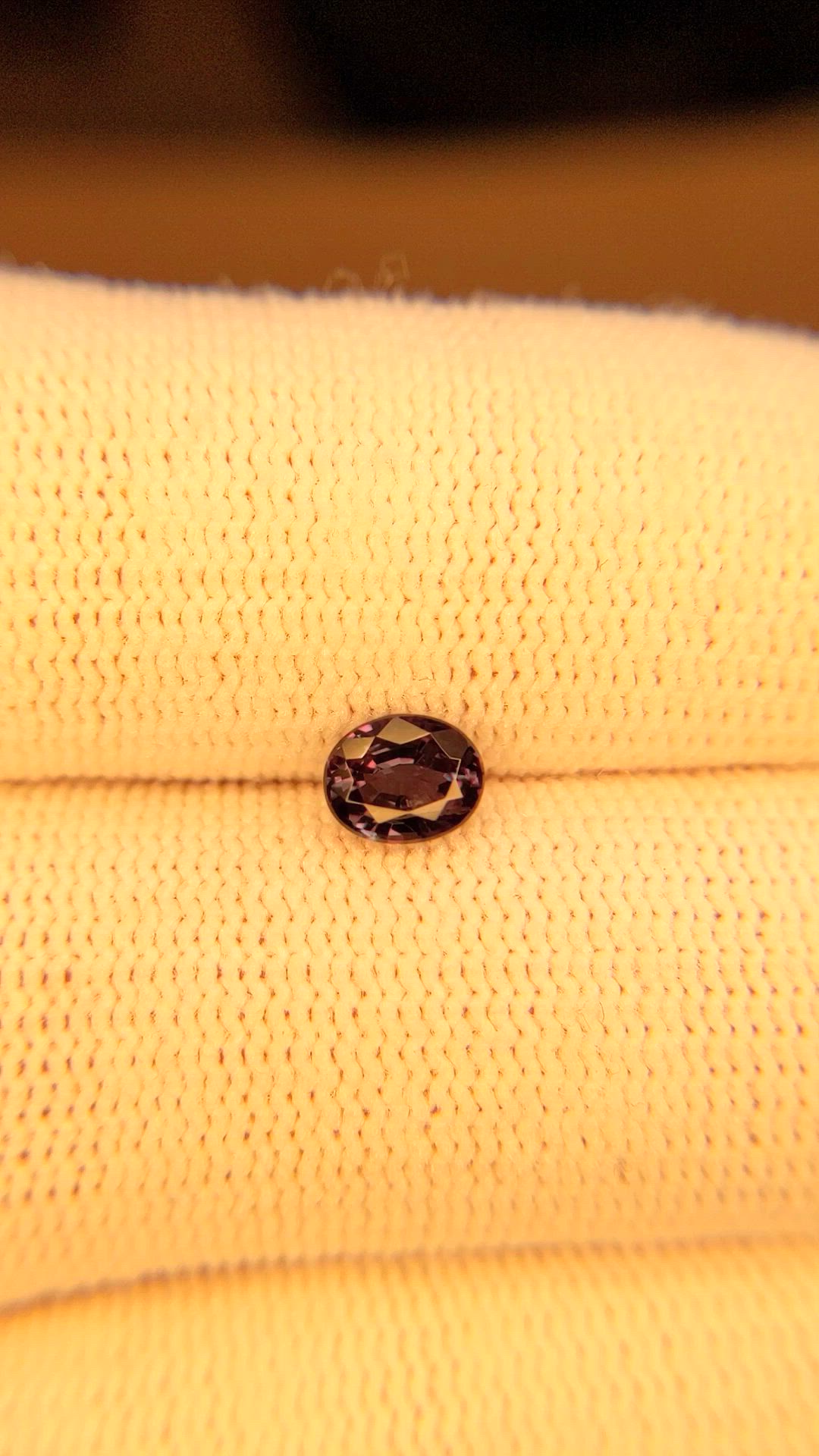0.68 Ct. Alexandrite from Brazil Size Video
