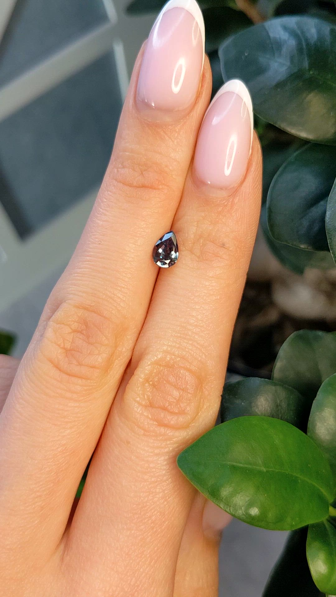 0.68 Ct. Alexandrite from Brazil Size Video