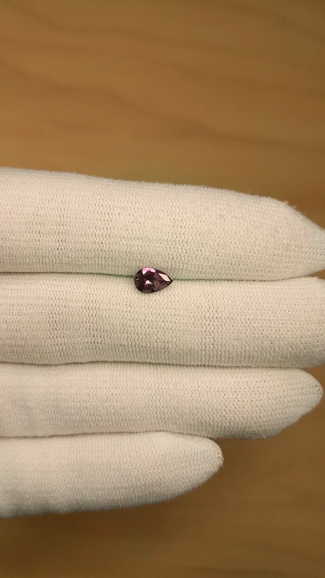 0.68 Ct. Alexandrite from Brazil Size Video