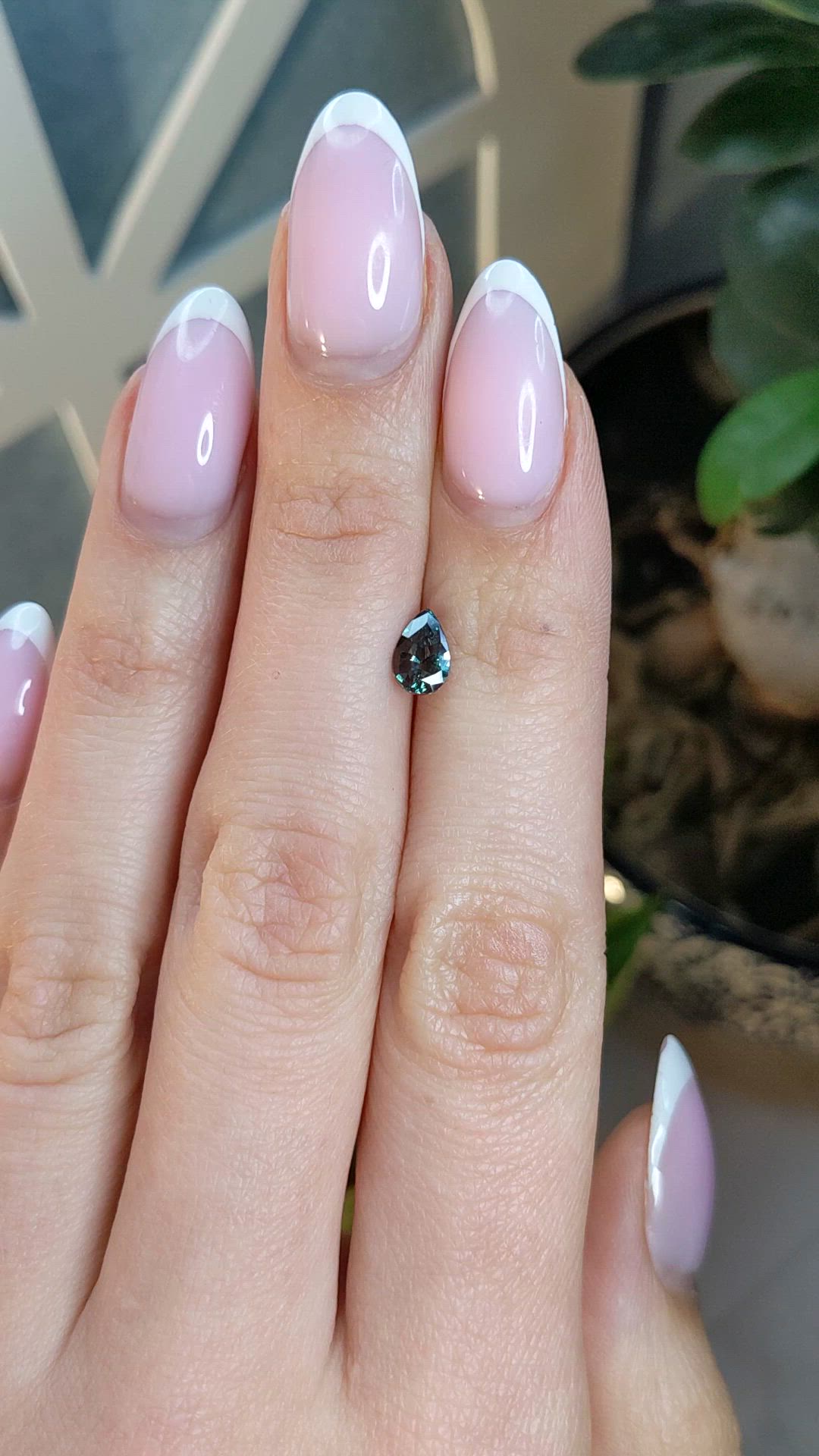 0.68 Ct. Alexandrite from Brazil Size Video