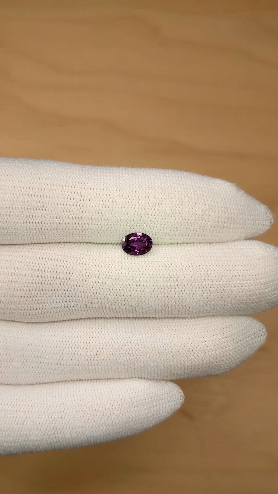 0.84 Ct. Alexandrite from Brazil Size Video