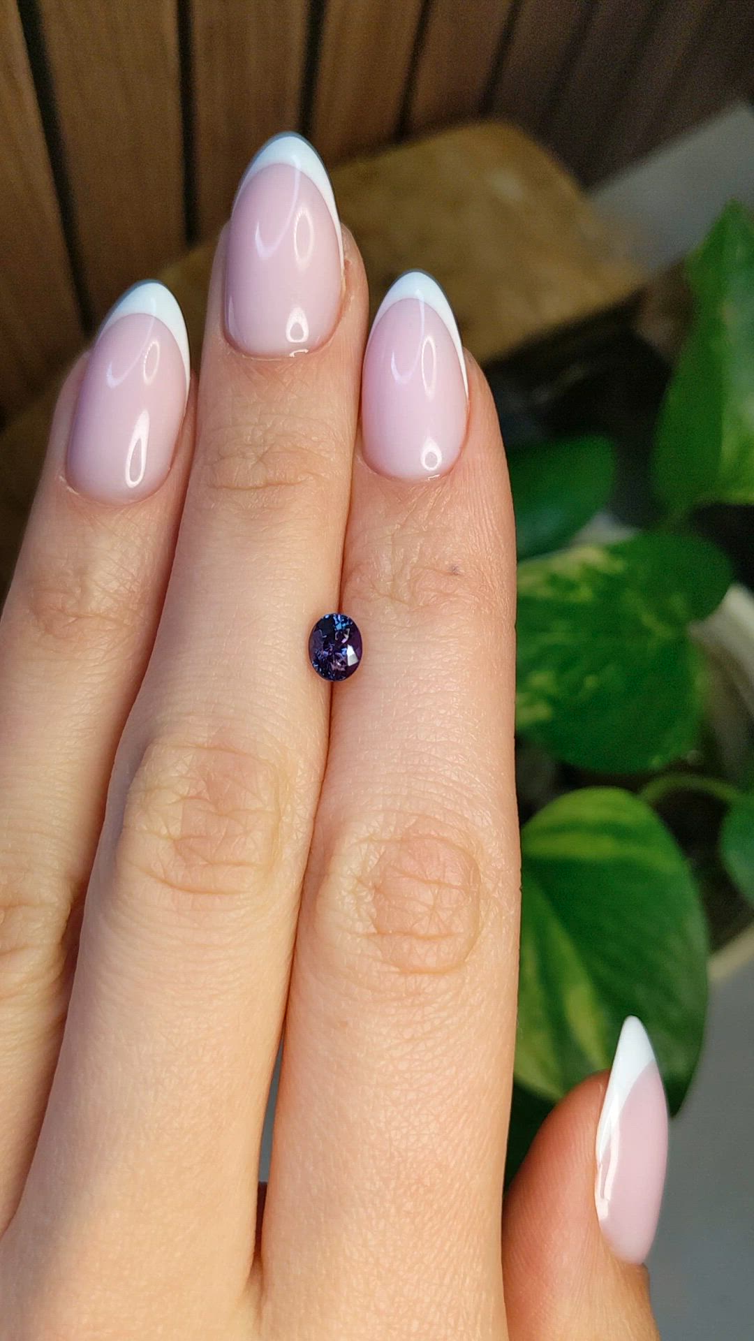 0.84 Ct. Alexandrite from Brazil Size Video