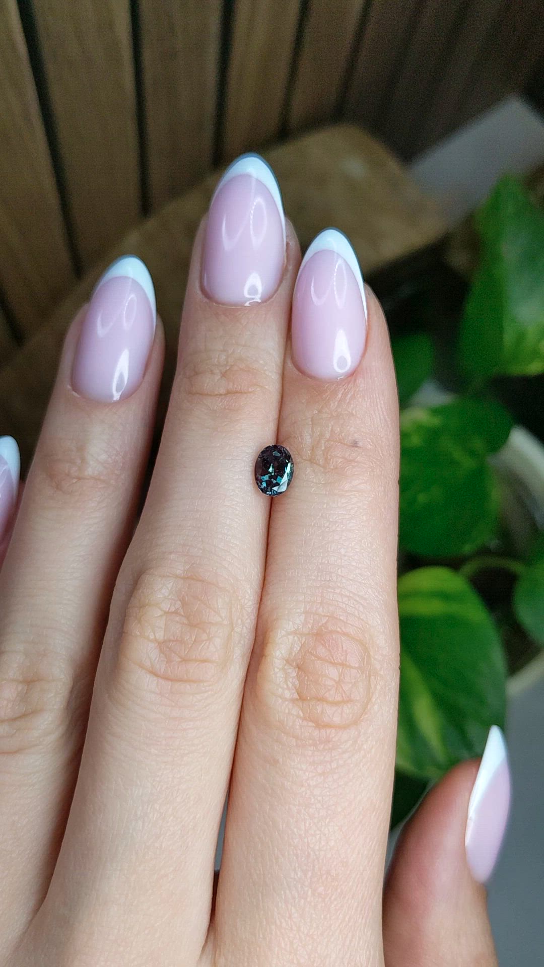 0.88 Ct. Alexandrite from Brazil Size Video