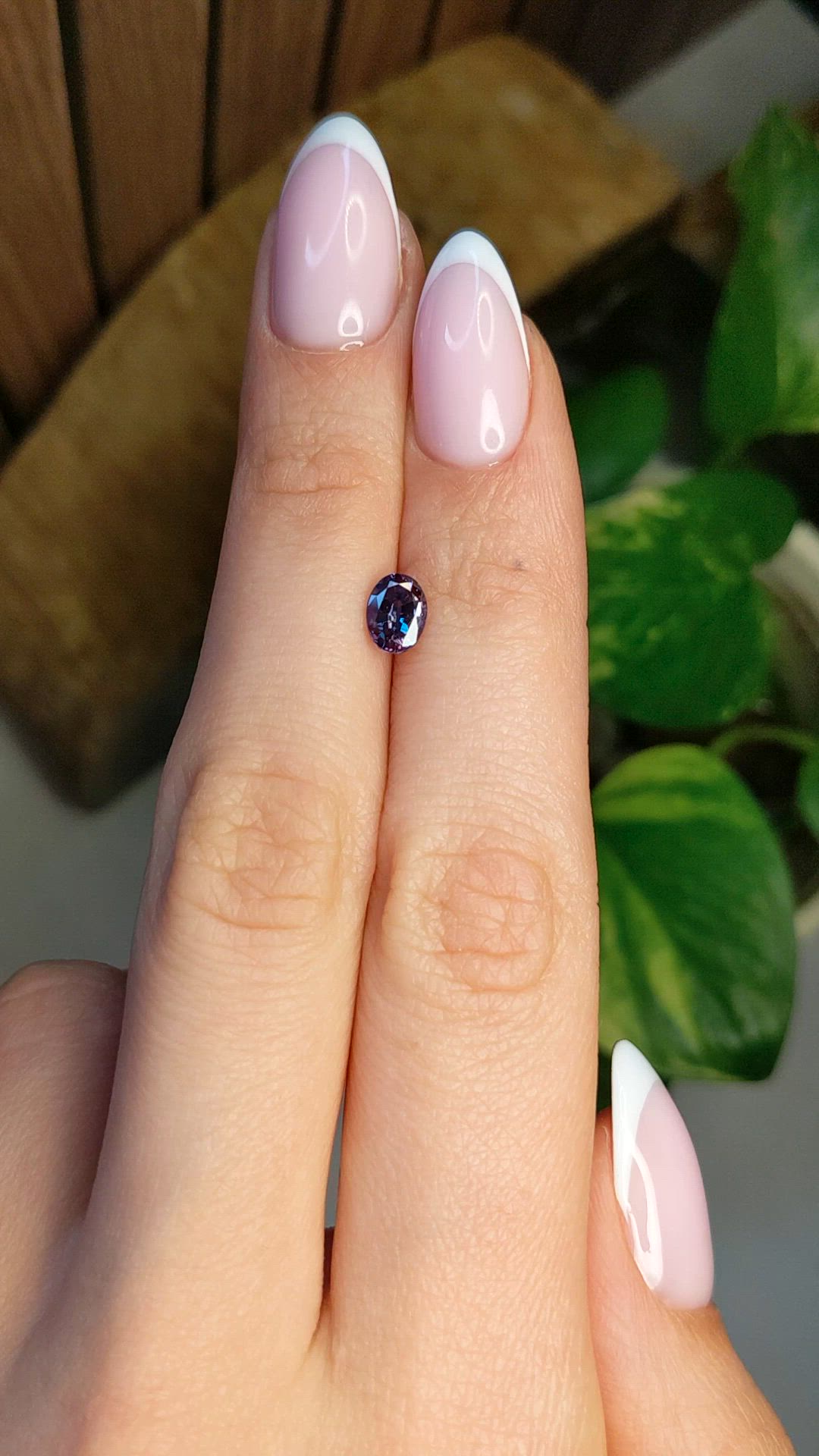 0.88 Ct. Alexandrite from Brazil Size Video