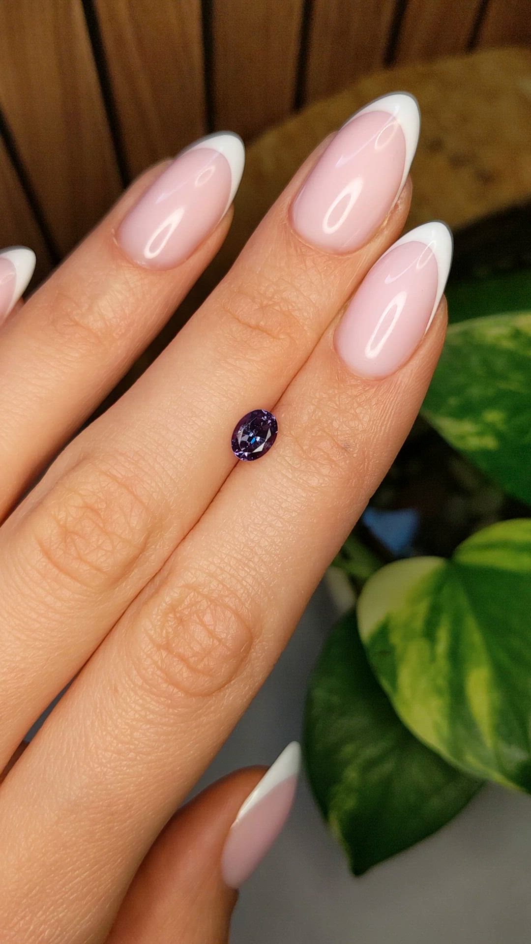 0.88 Ct. Alexandrite from Brazil Size Video