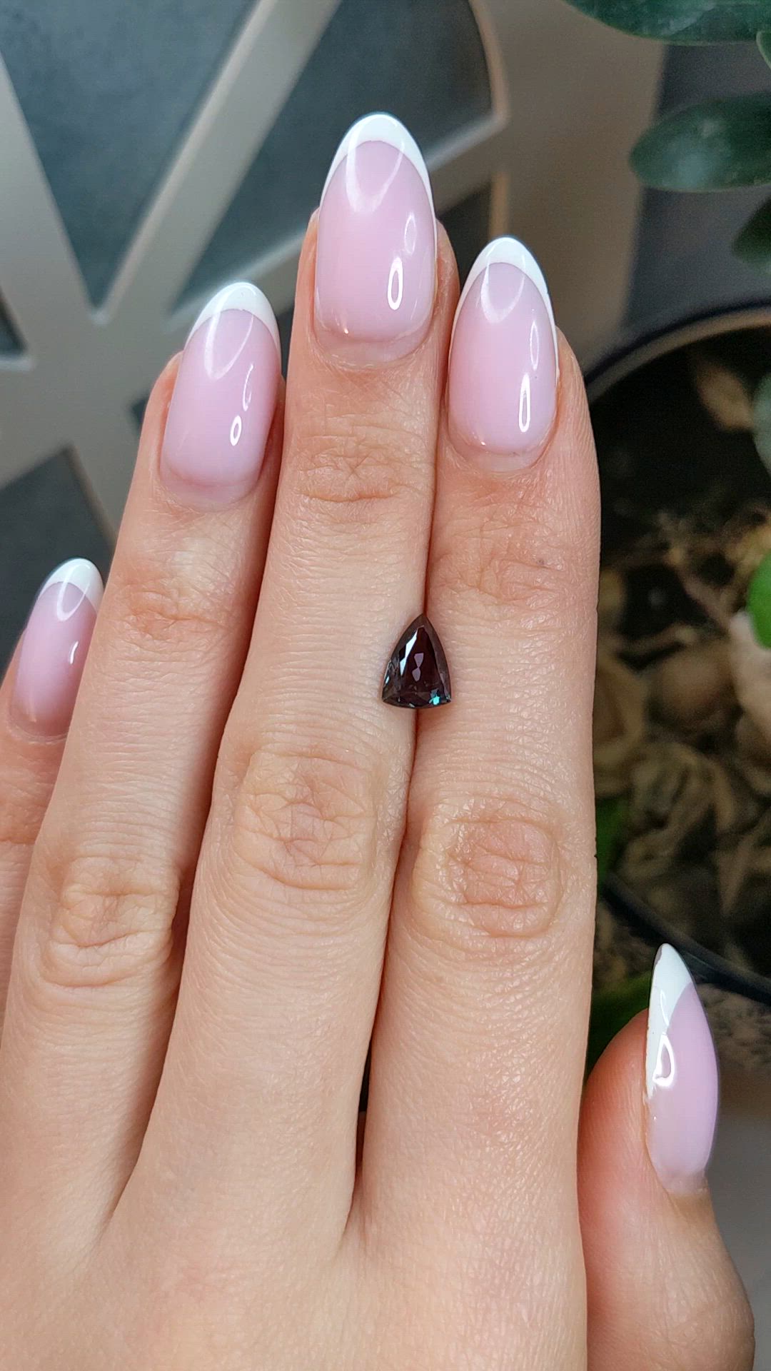 1.56 Ct. Alexandrite from Brazil Size Video