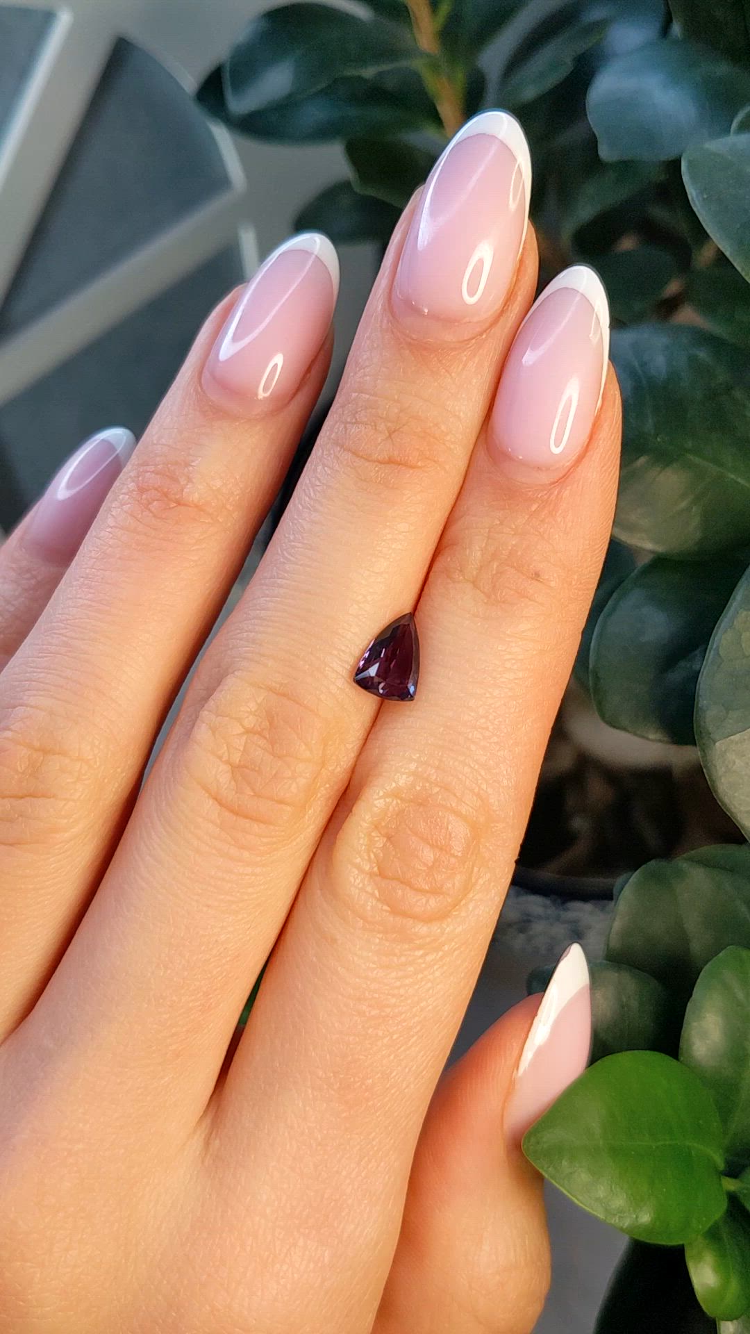 1.56 Ct. Alexandrite from Brazil Size Video