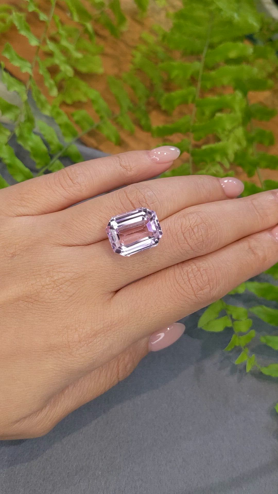 18.51 Ct. Pink Kunzite from Afghanistan Size Video