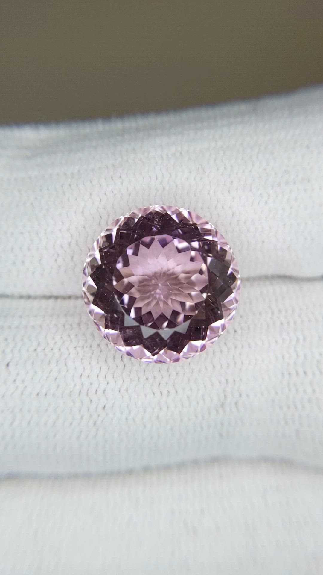 12.38 Ct. Pink Kunzite from Afghanistan Size Video