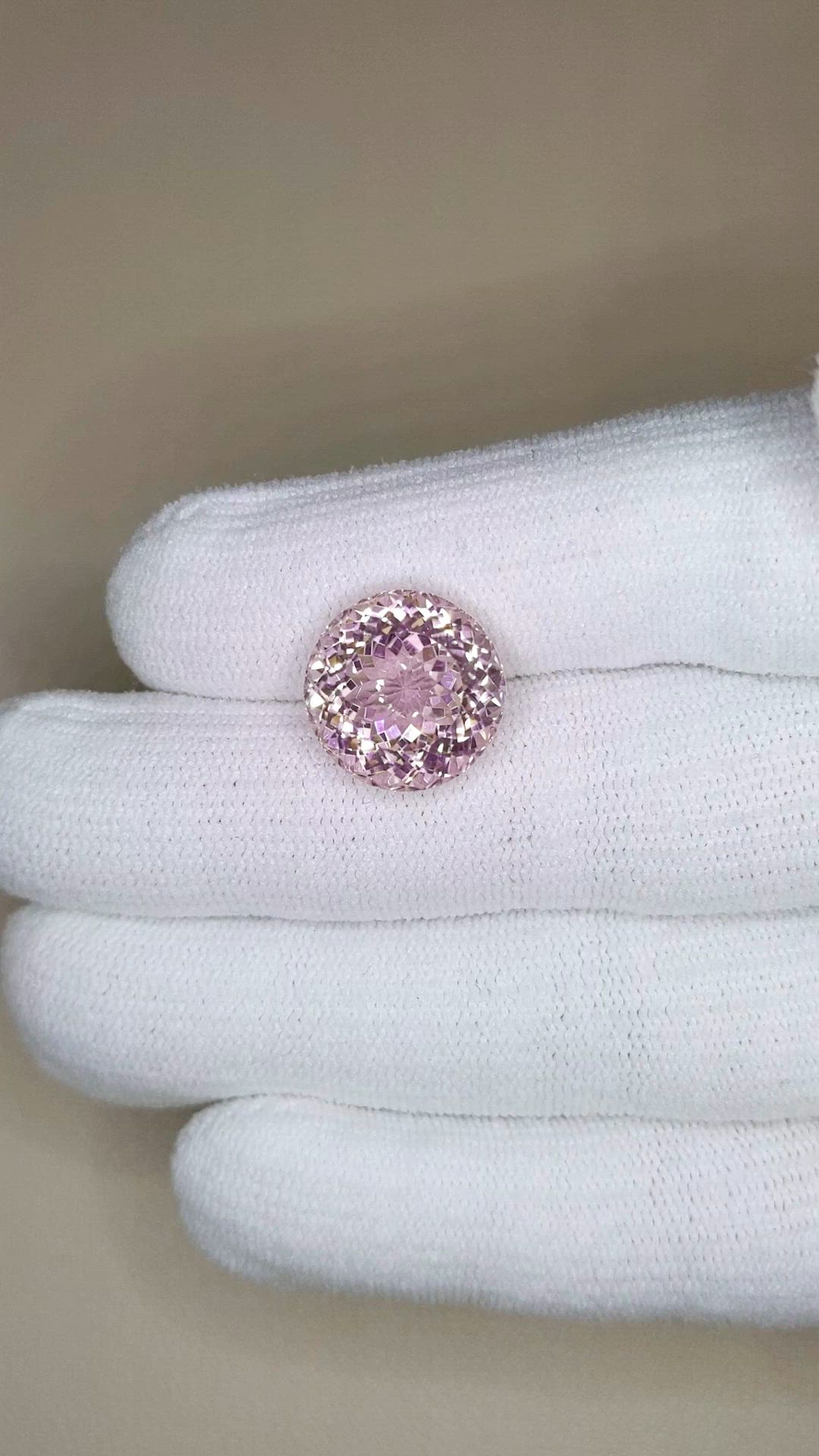 12.38 Ct. Pink Kunzite from Afghanistan Size Video