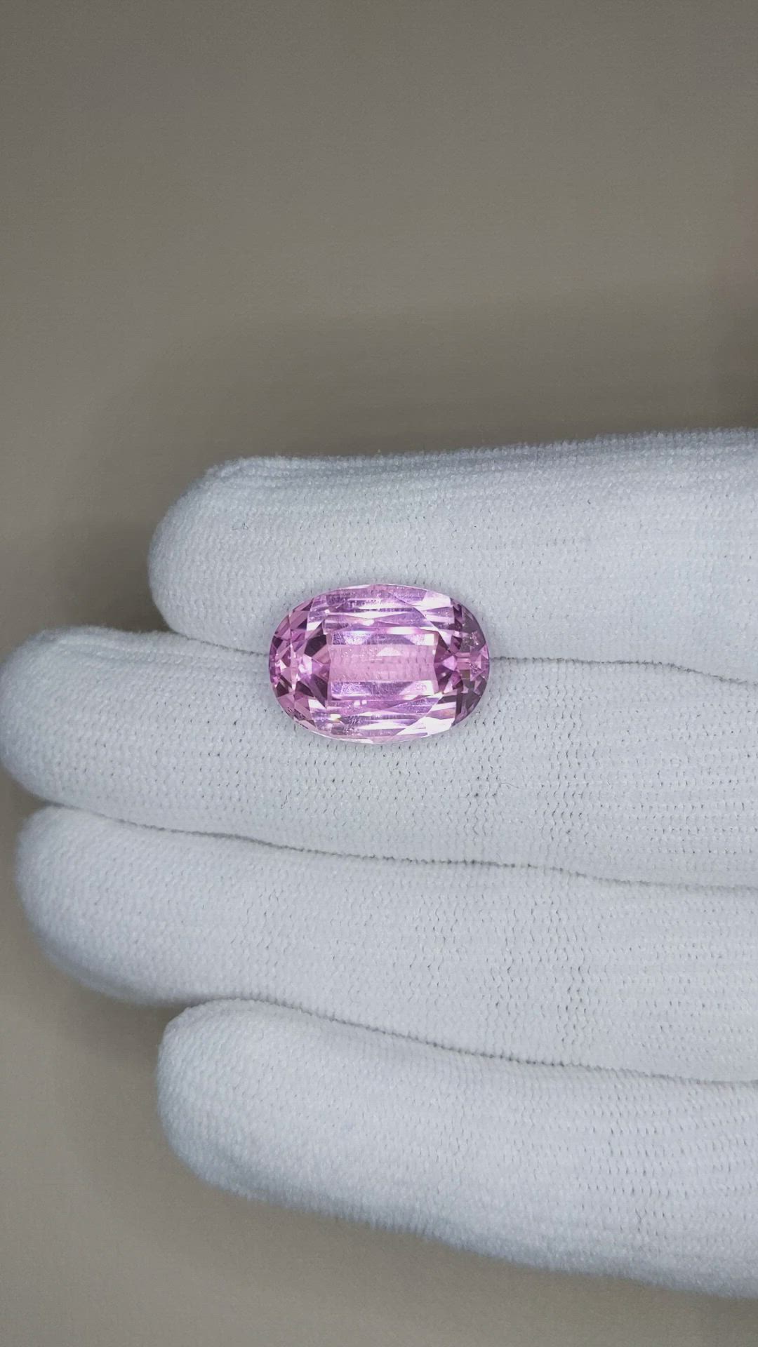16.45 Ct. Pink Kunzite from Afghanistan Size Video